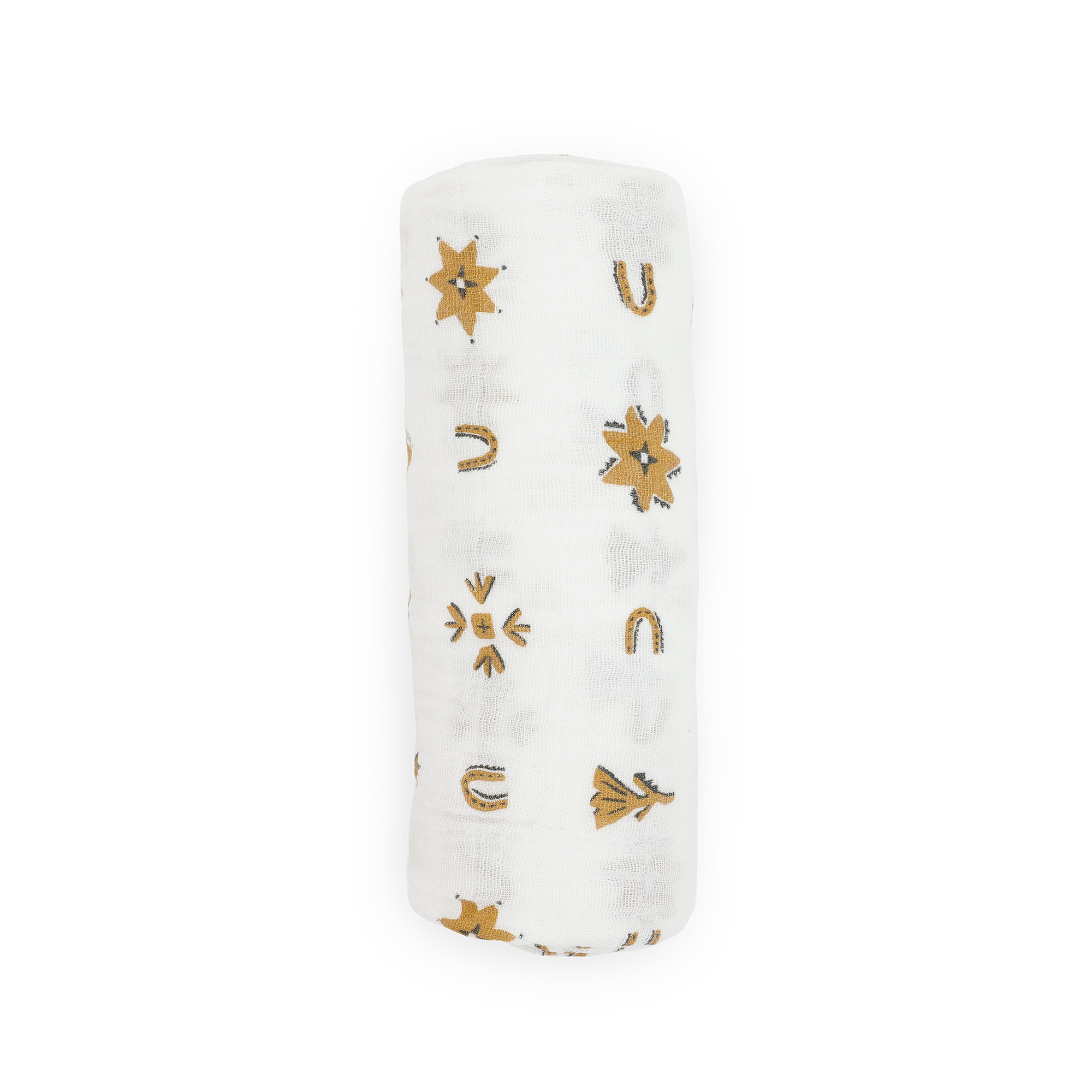 Cotton Muslin Swaddle Blanket - Conchos