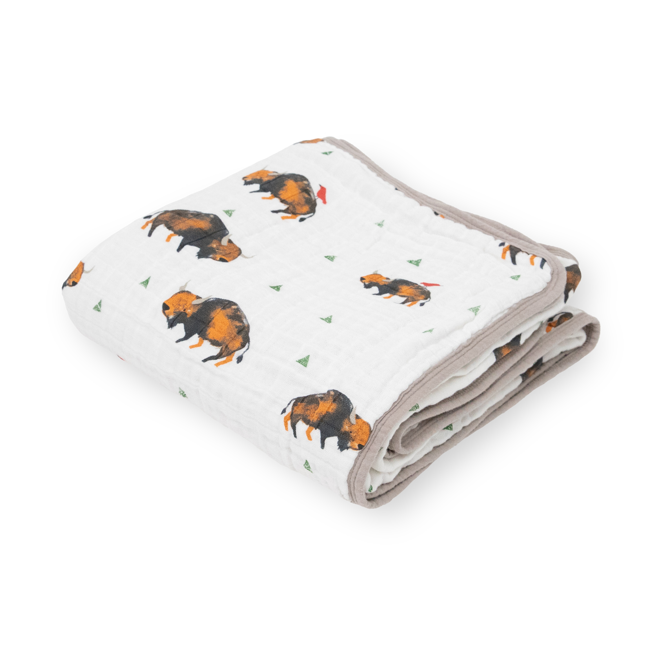 Original Cotton Muslin Quilt Bison