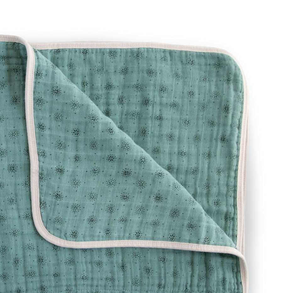 Original Cotton Muslin Quilt Wallflower Little Unicorn USA