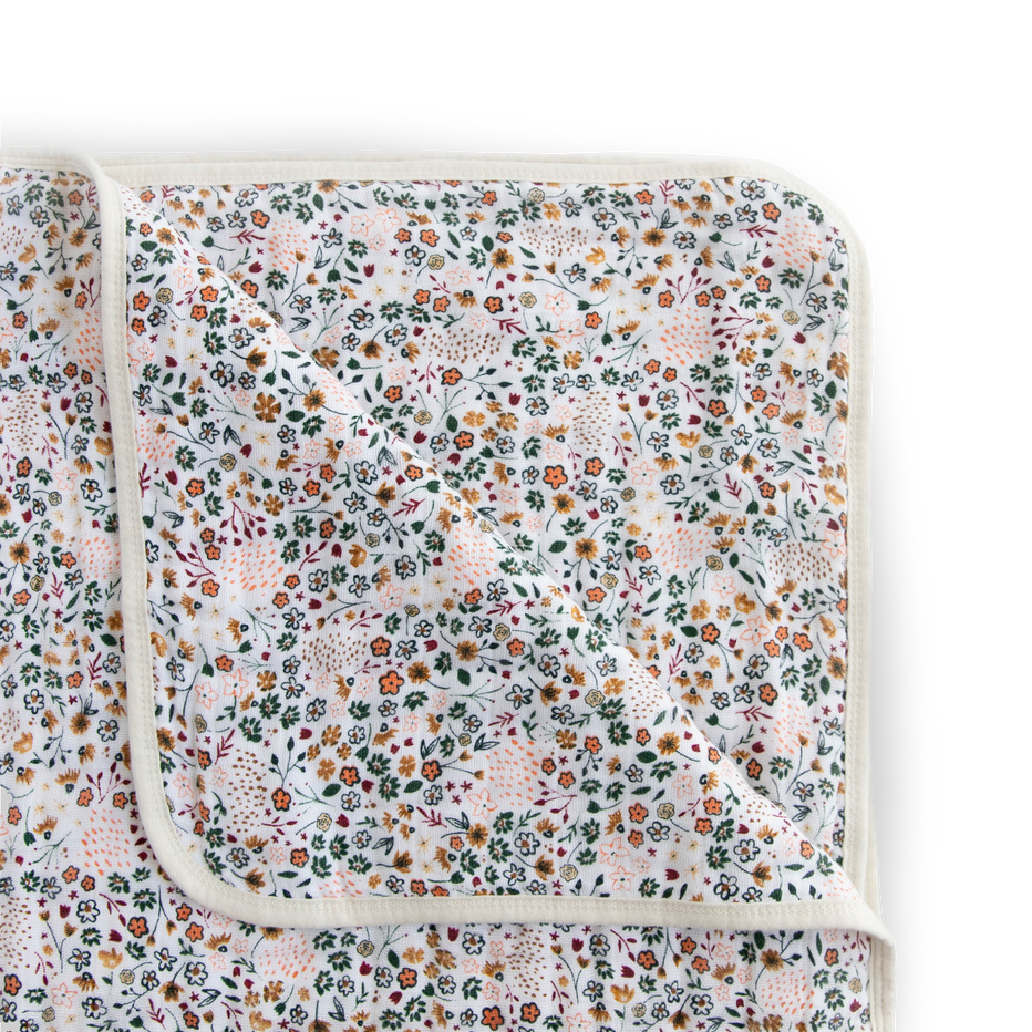 Original Cotton Muslin Quilt Pressed Petals Little Unicorn USA