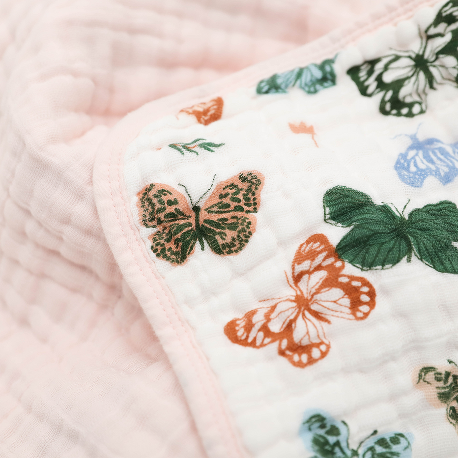 Colorful Butterflies Quilted Blanket NCU0VL054 main image 1