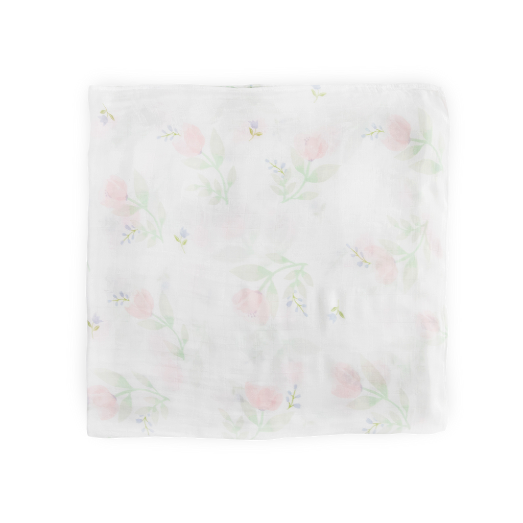 Deluxe Muslin Rayon From Bamboo Swaddle Baby Blanket - Pink Peony ...