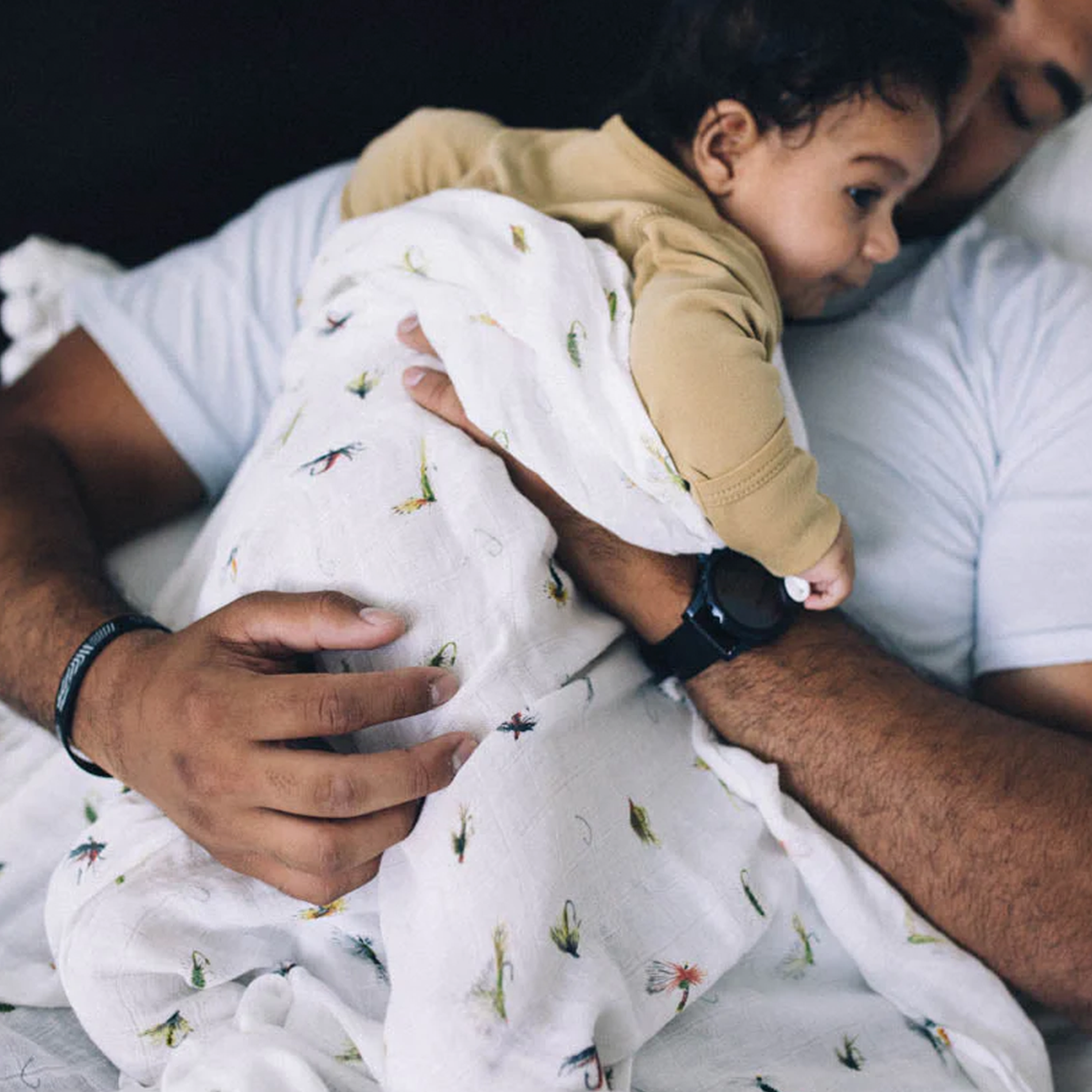 Little unicorn online gone fishing swaddle