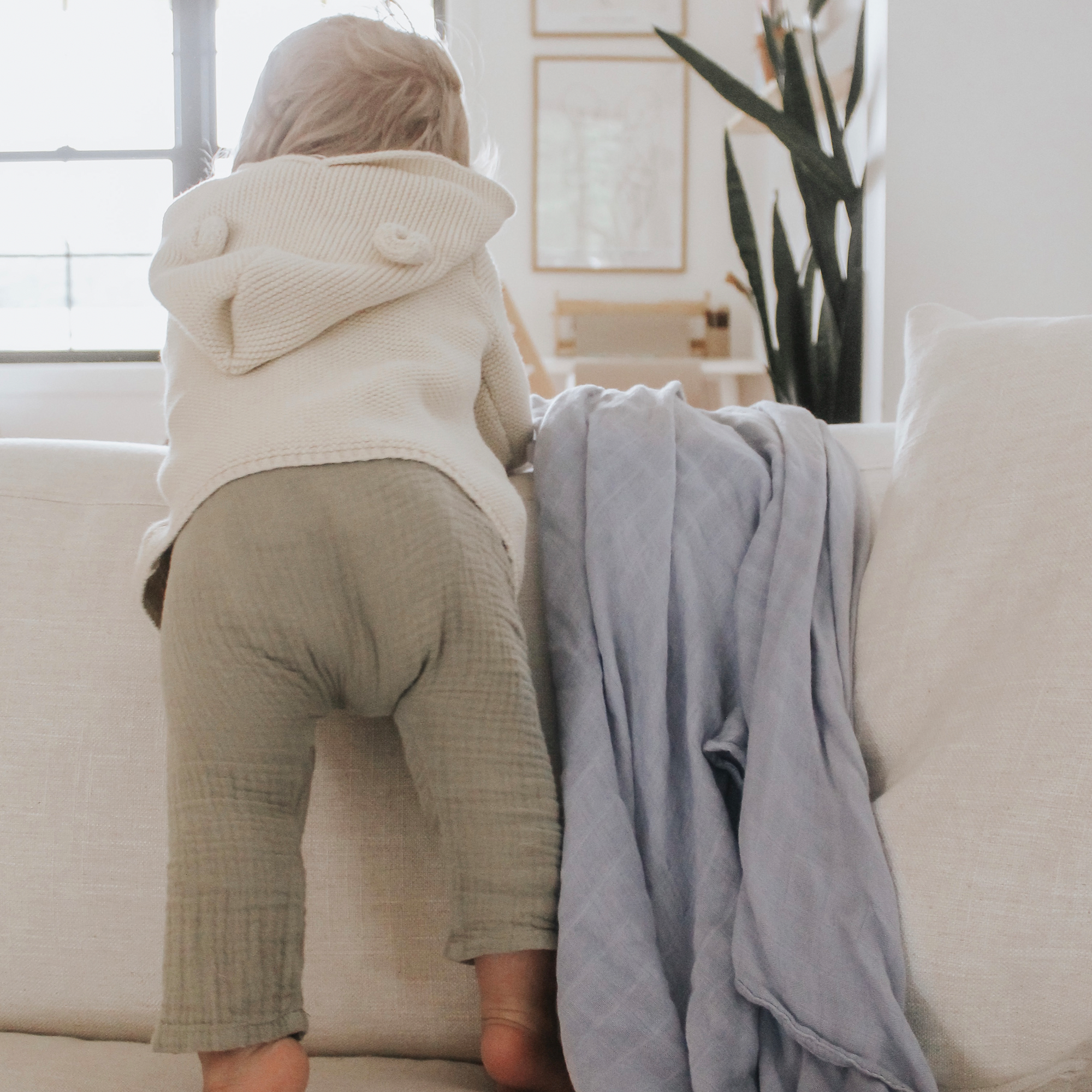 Deluxe Muslin Swaddle Blanket - Lavender