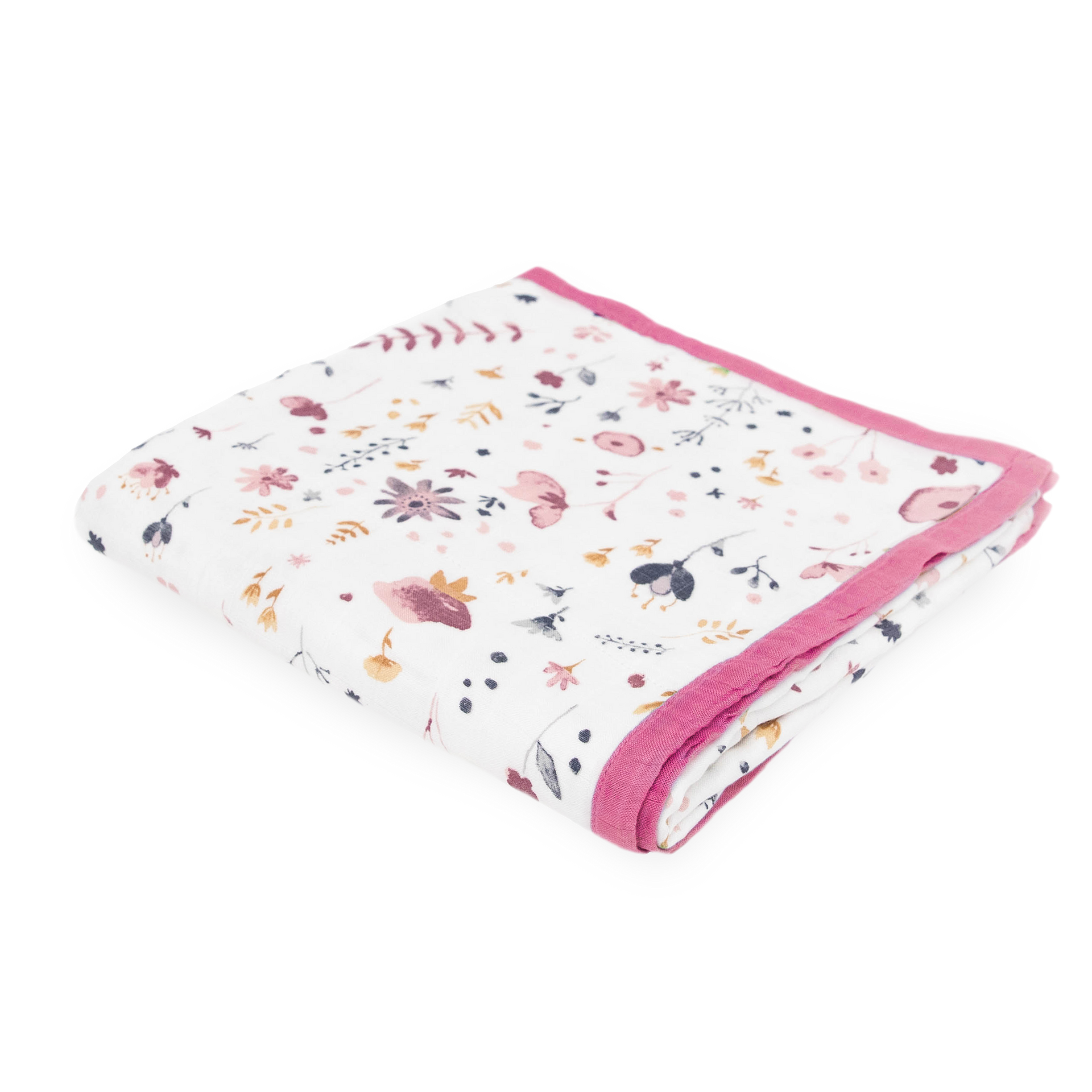 Deluxe Muslin Baby Quilt Fairy Garden Little Unicorn USA