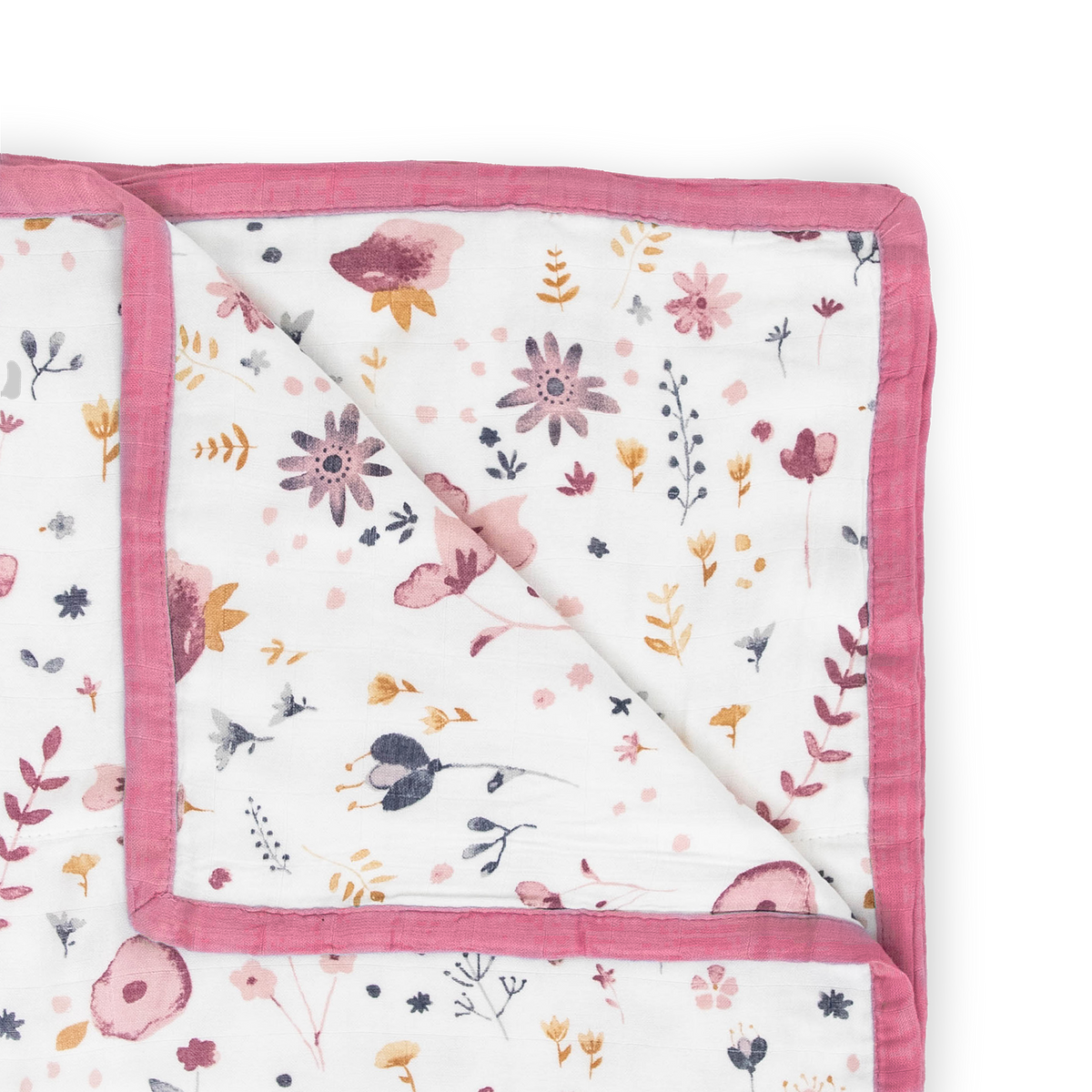 Deluxe Muslin Baby Quilt Fairy Garden Little Unicorn USA