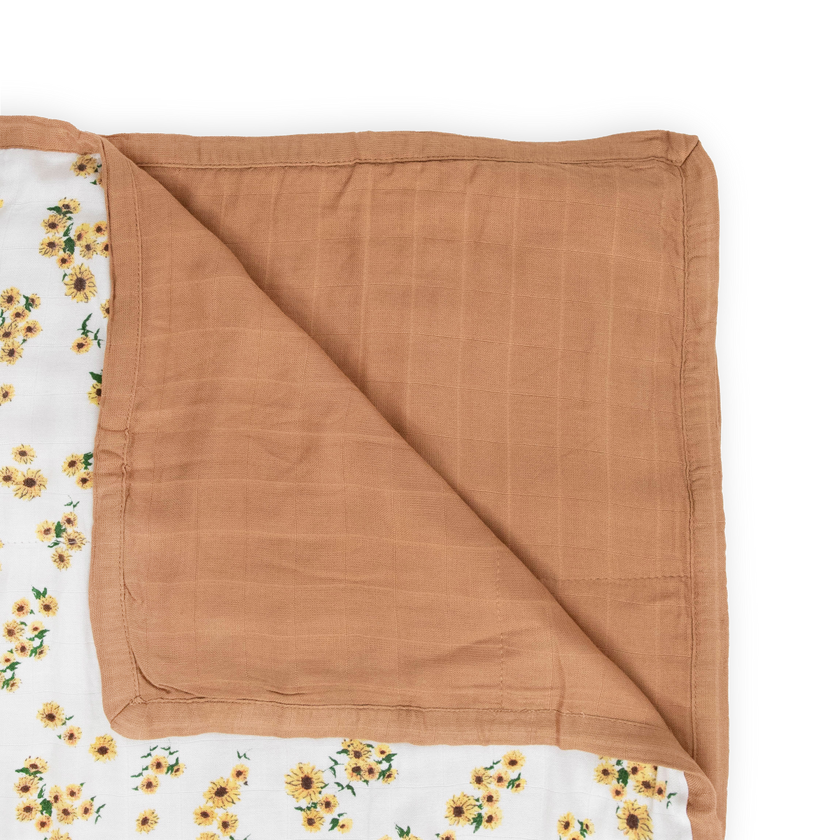 Original Deluxe Muslin Quilt Ditsy Sunflower Little Unicorn USA
