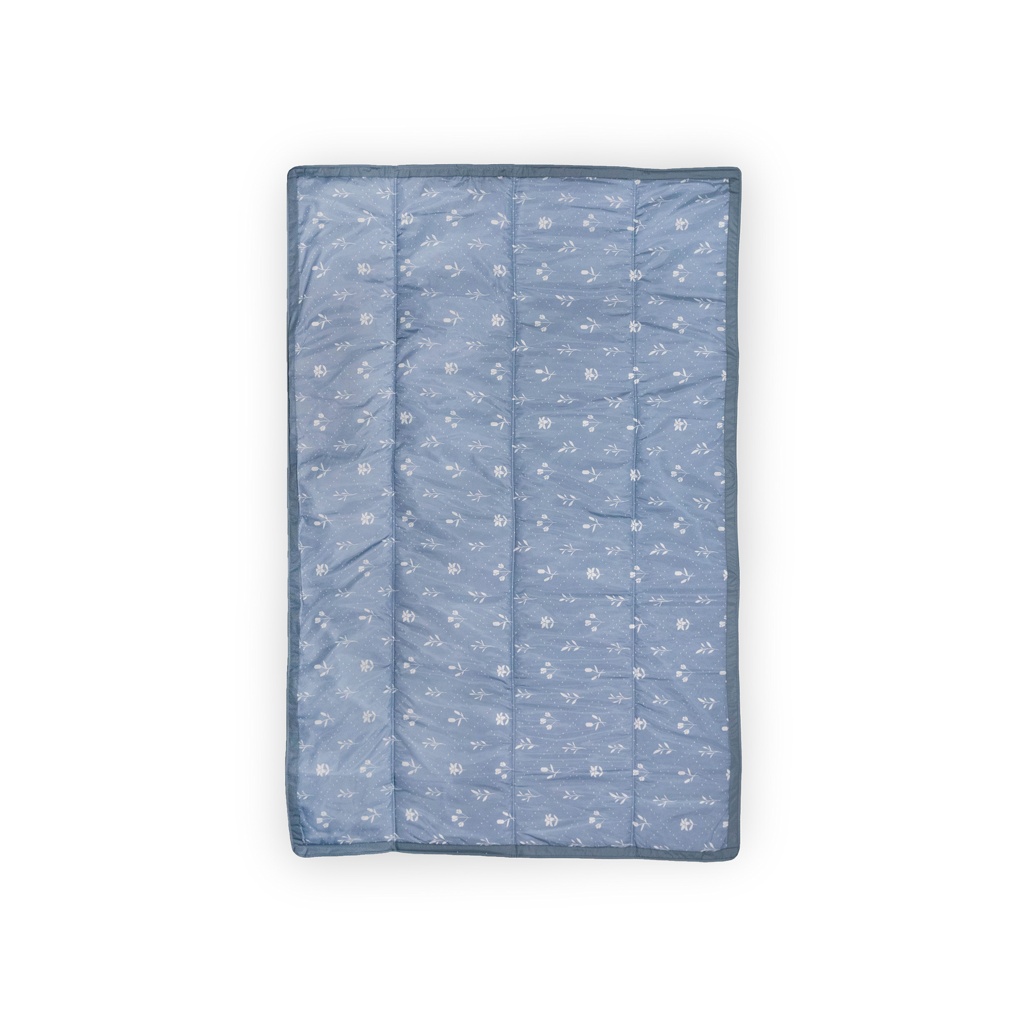 Outdoor Blanket - Blue Floral Patch