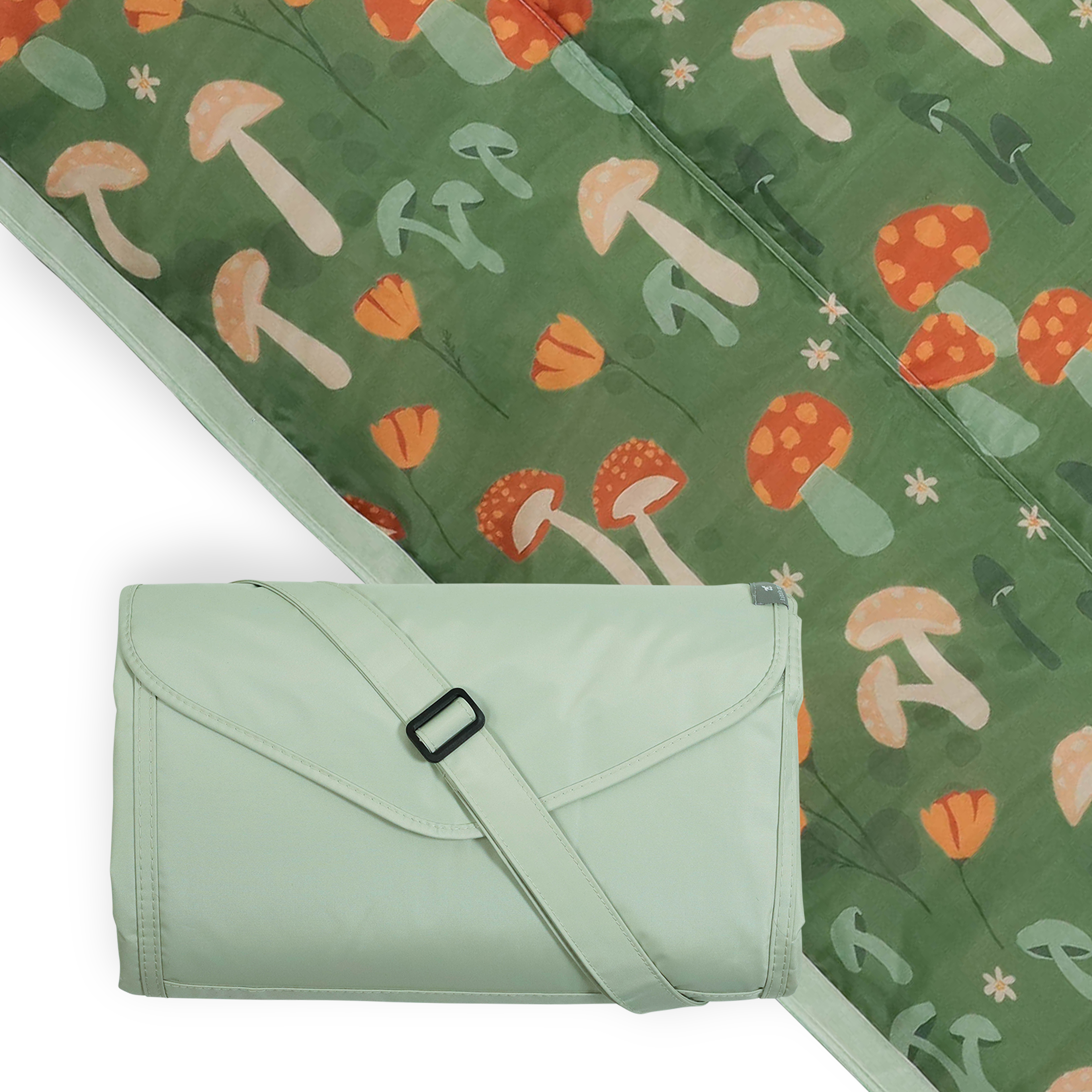 Little Unicorn Outdoor Blanket - Woodland Mushroom