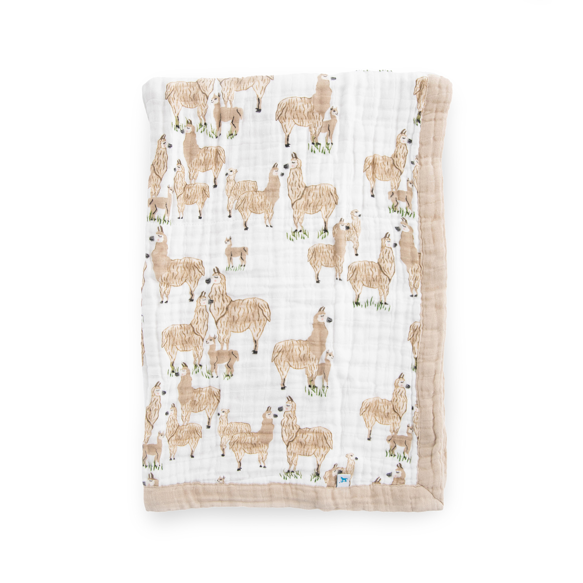 Llama muslin blanket online