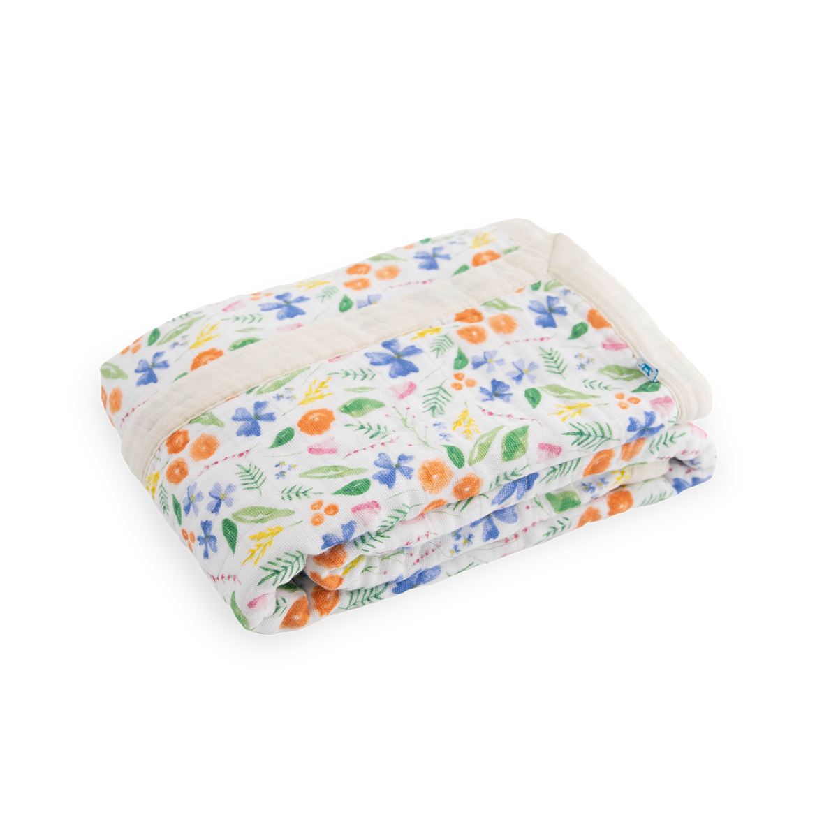 Cotton Muslin Baby Quilt Mountain Bloom Little Unicorn USA