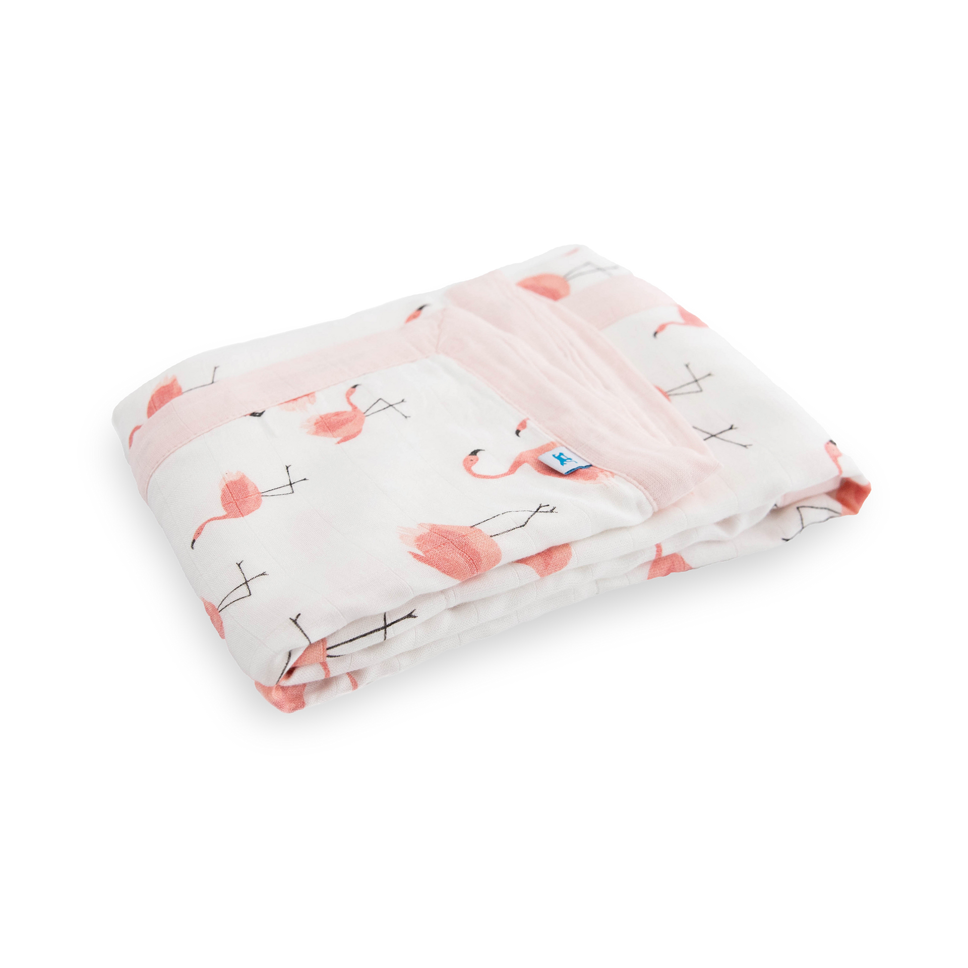 Deluxe Muslin Baby Quilt Pink Ladies Little Unicorn USA