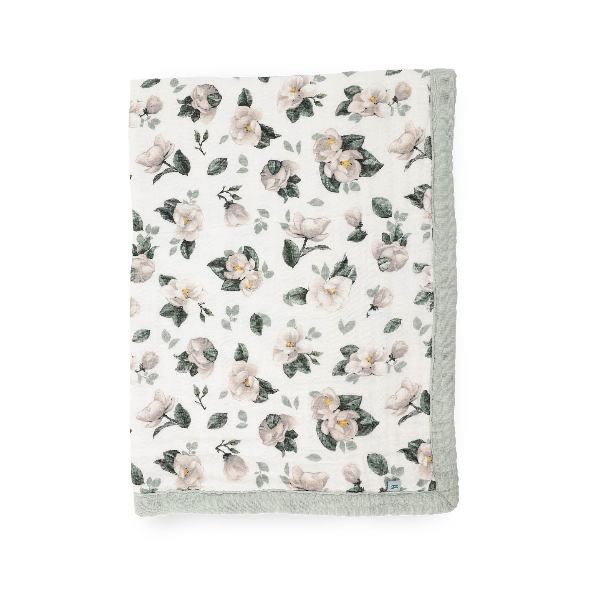 Organic Cotton Muslin Baby Quilt - Magnolia