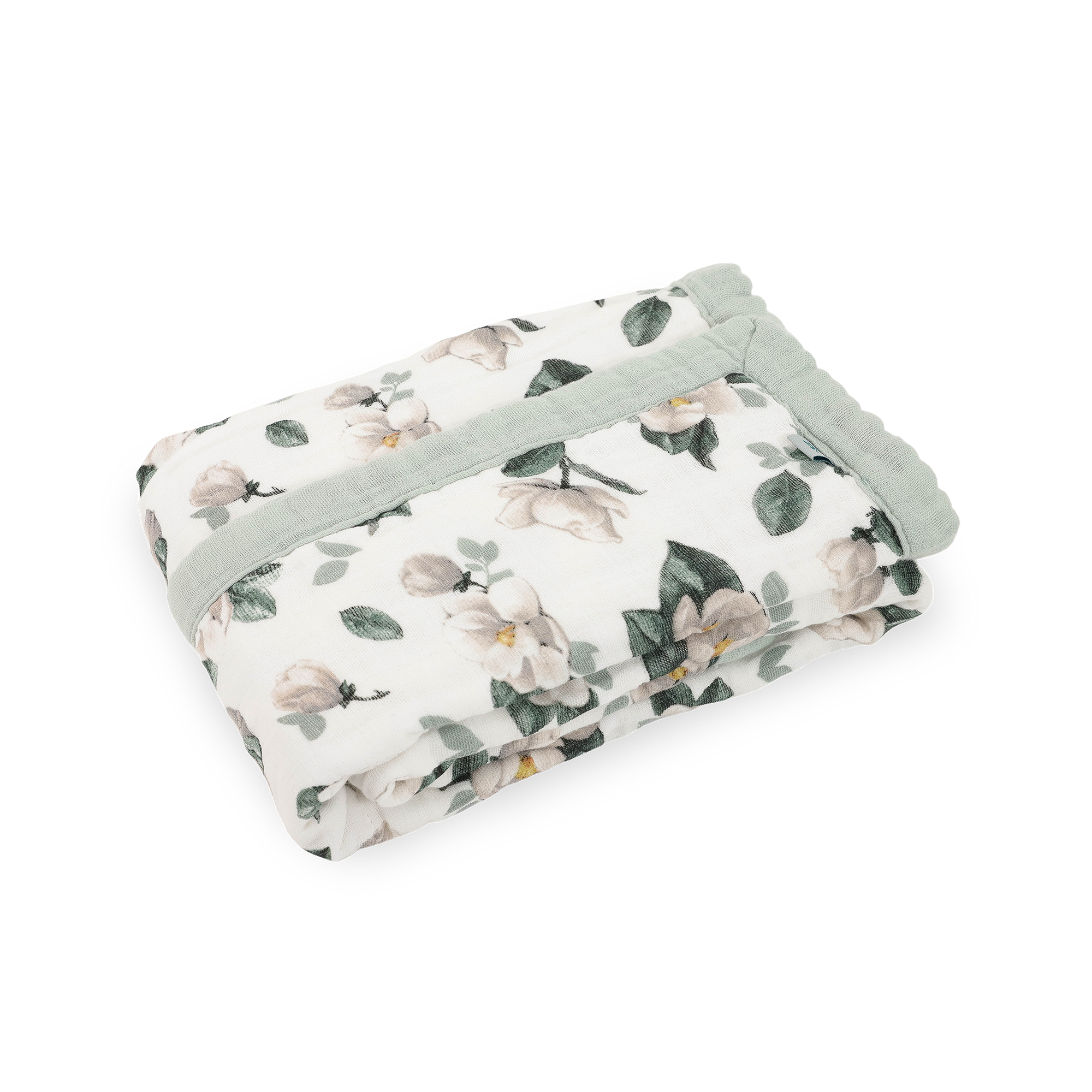 Organic Cotton Muslin Baby Quilt - Magnolia