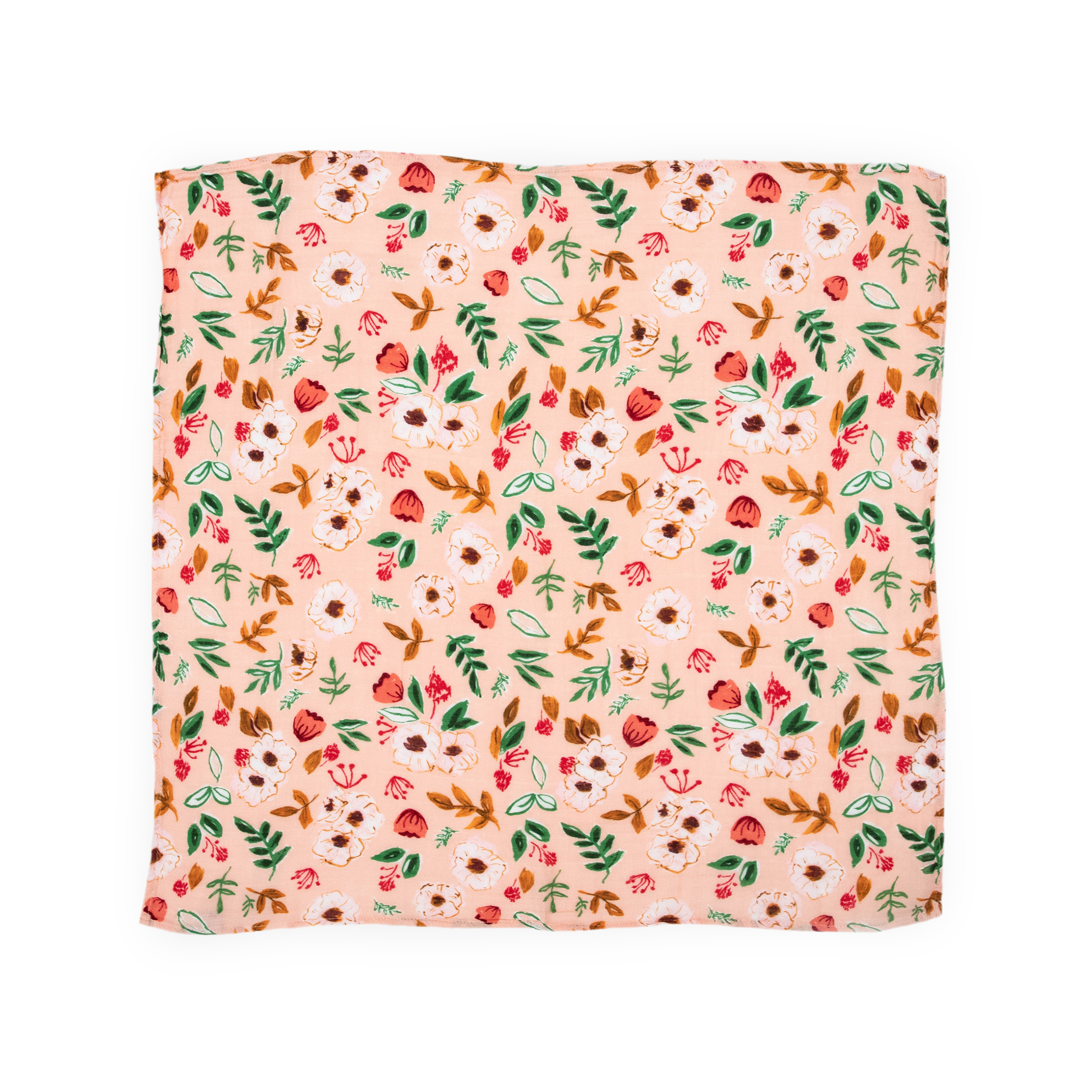 Cotton Muslin Squares 4 Pack - Vintage Floral