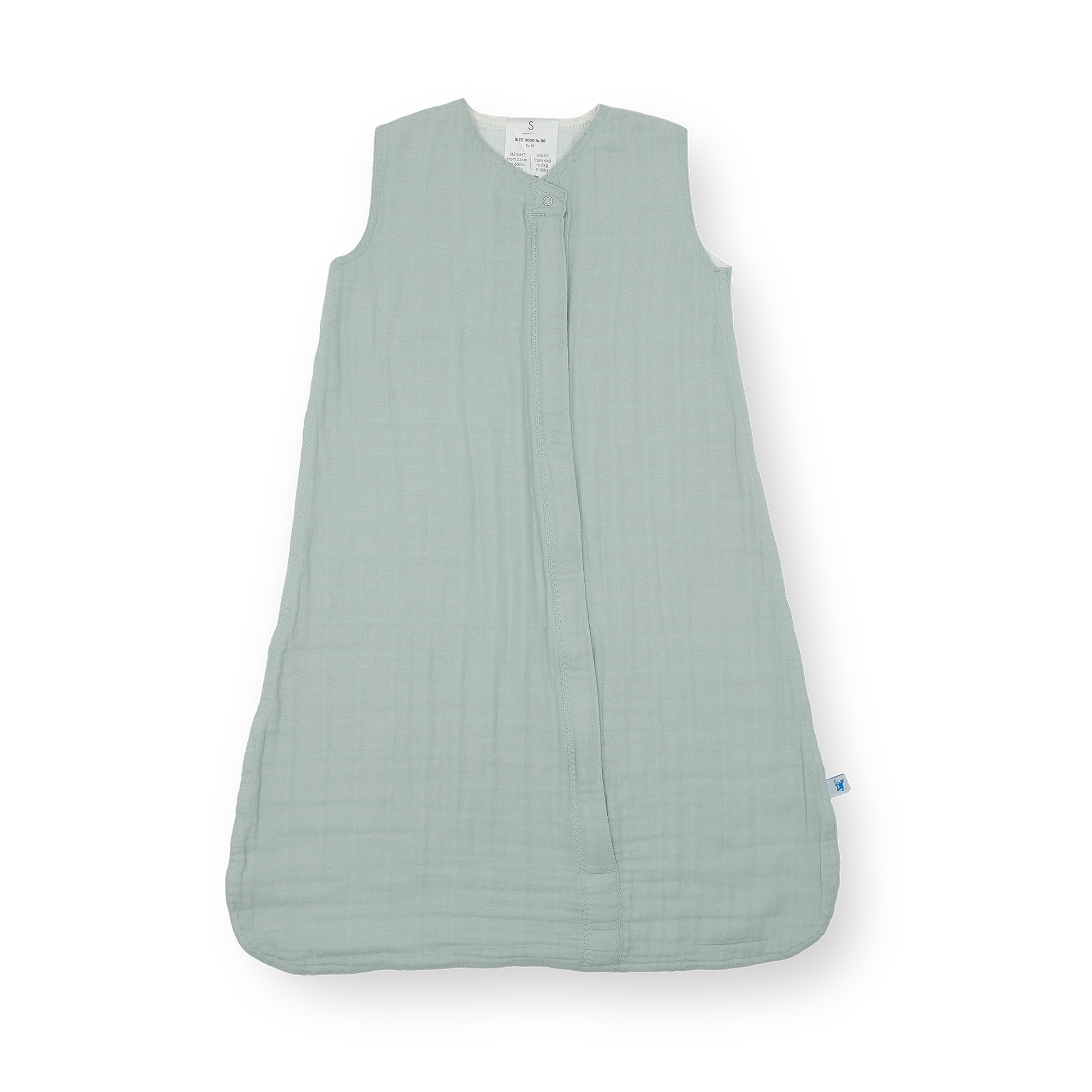 Light Blue Sleep Bag | Cotton Muslin Sleep Sack