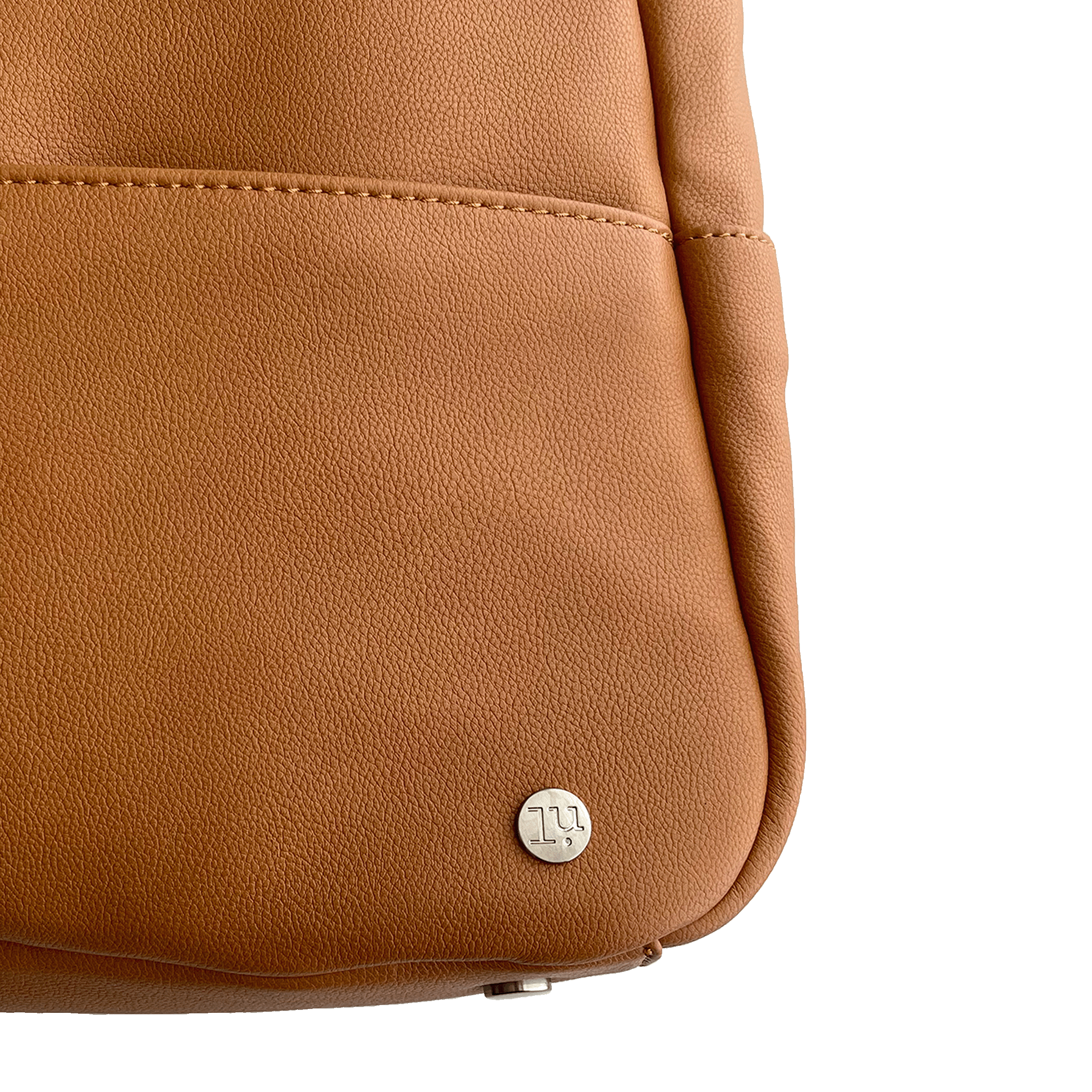Skyline Backpack Cognac - Brushed Nickel Hardware