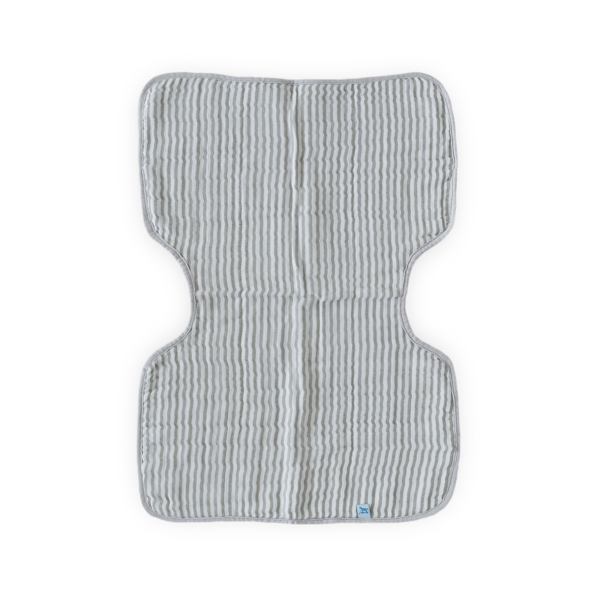 Cotton Muslin Burp Cloth Grey Stripe – Little Unicorn USA