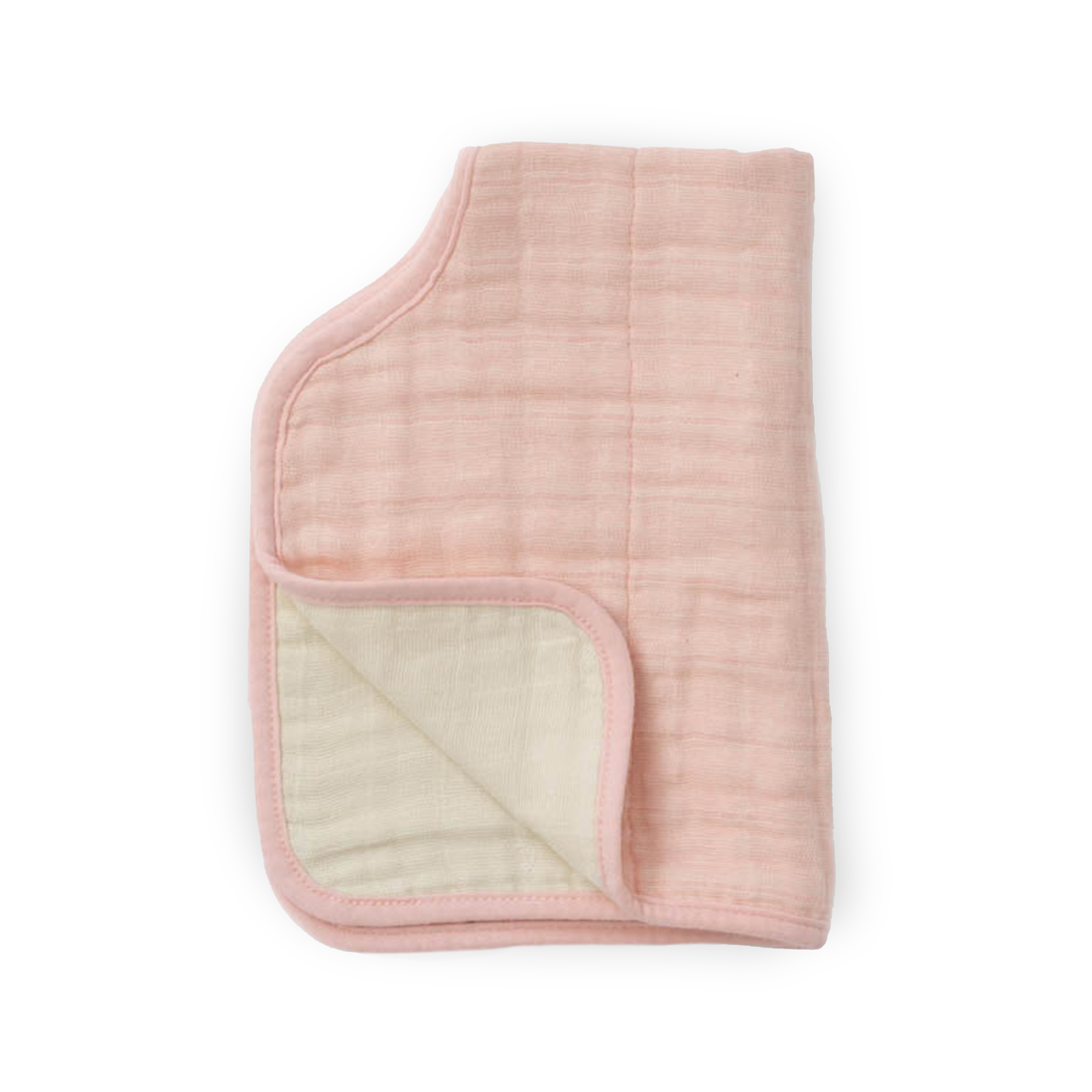 Cotton Muslin Burp Cloth - Rose Petal