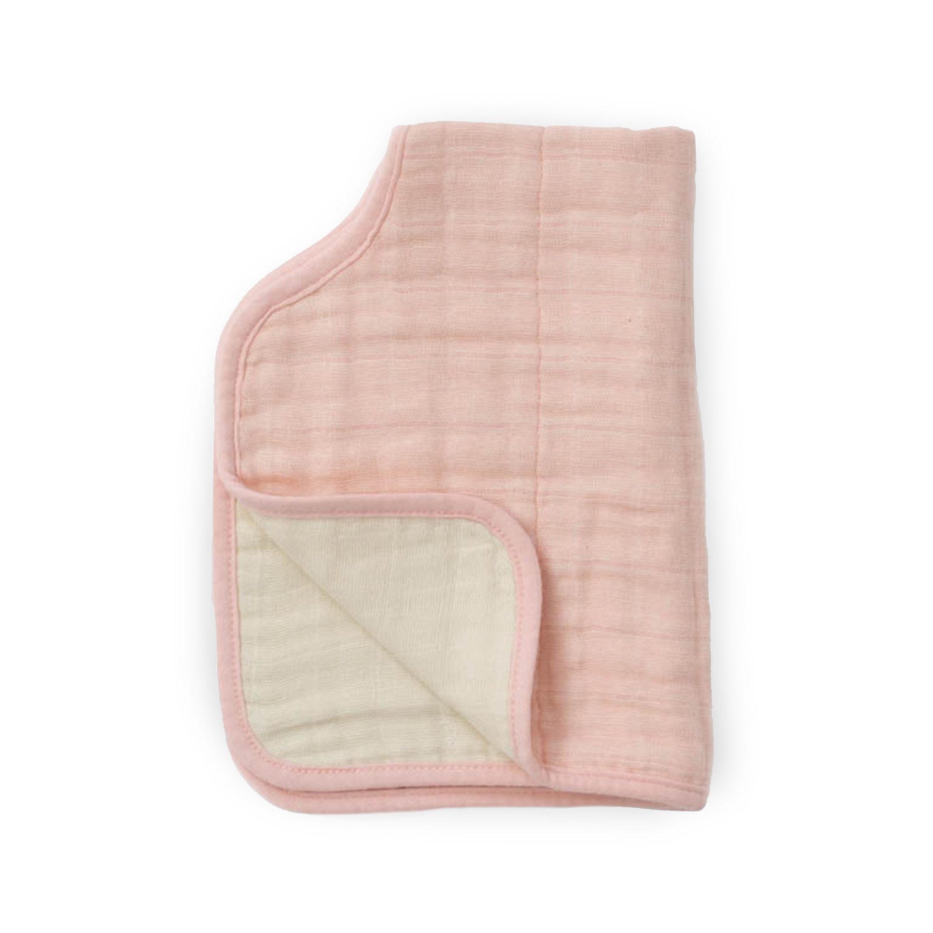Cotton Muslin Burp Cloth Rose Petal Little Unicorn USA