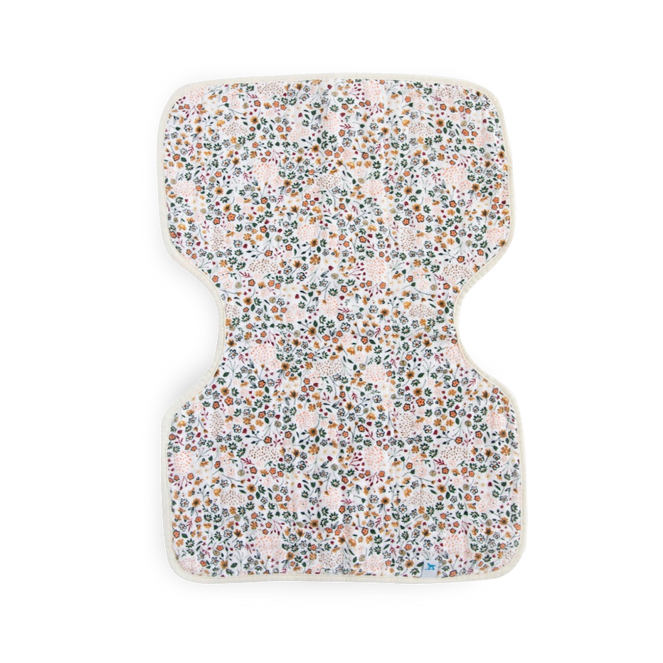 Cotton Muslin Burp Cloth Pressed Petals Little Unicorn USA