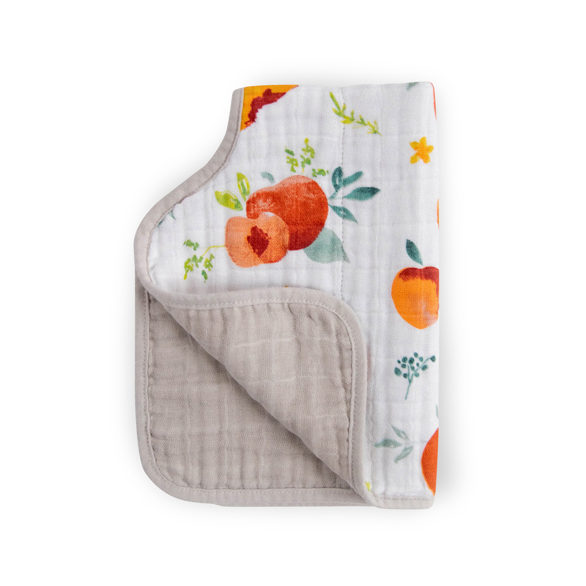 Cotton Muslin Burp Cloth Peach Little Unicorn USA
