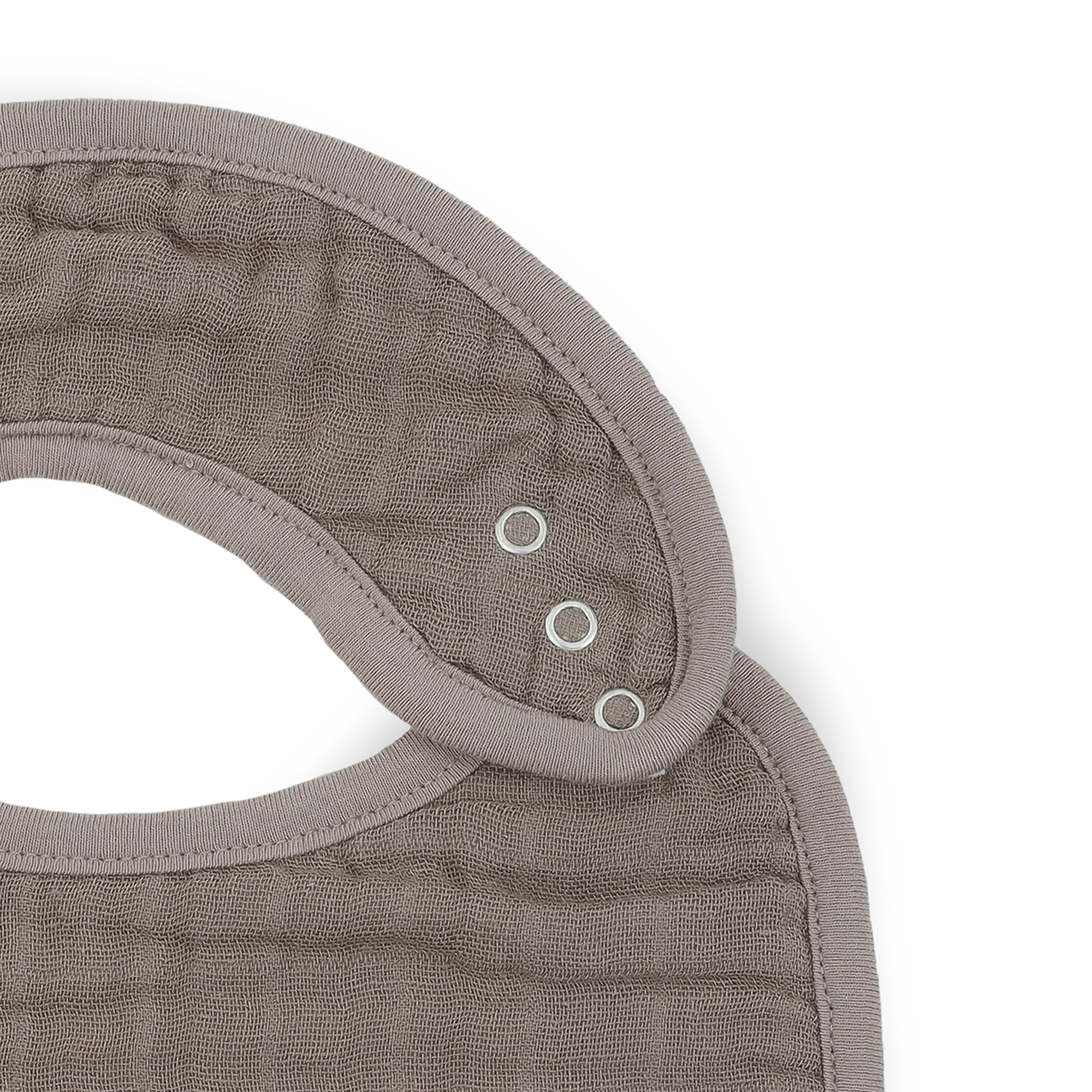 Organic Cotton Muslin Classic Bib 3 Pack - White Sage