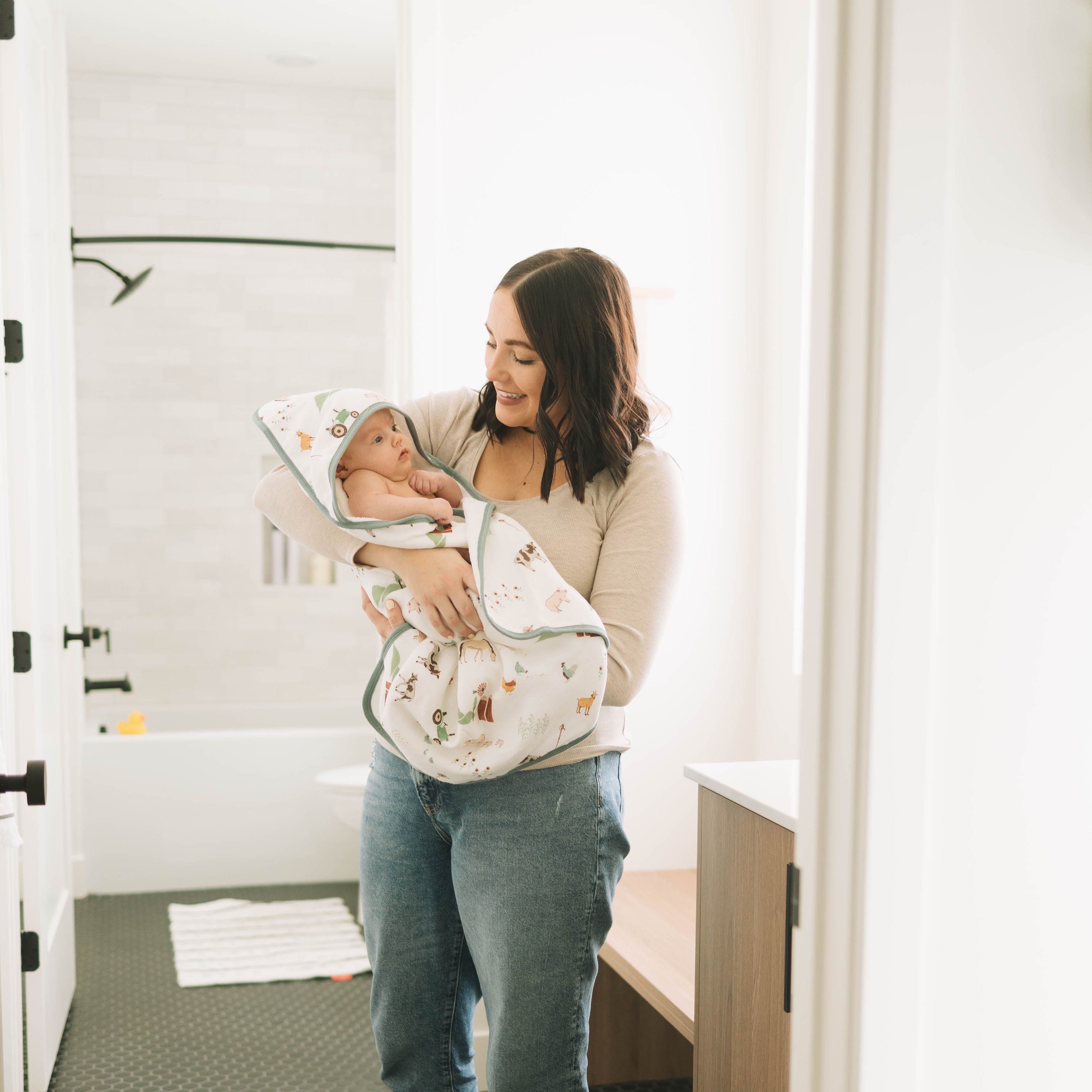 Baby carrying hot sale towel