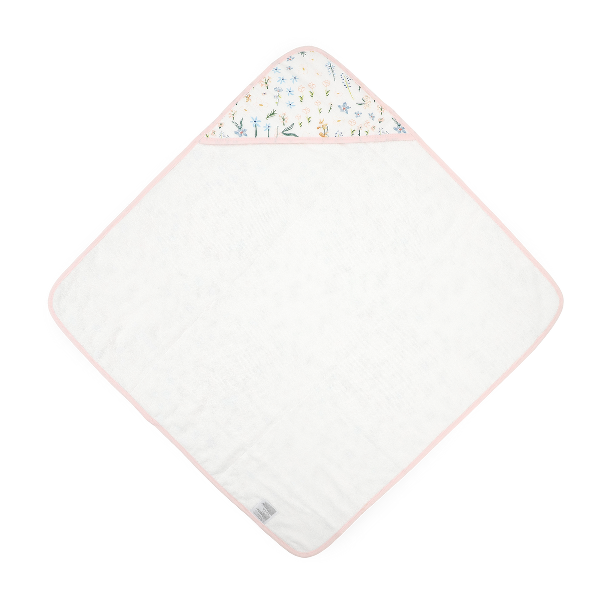 Infant Hooded Towel - Pastel Petals