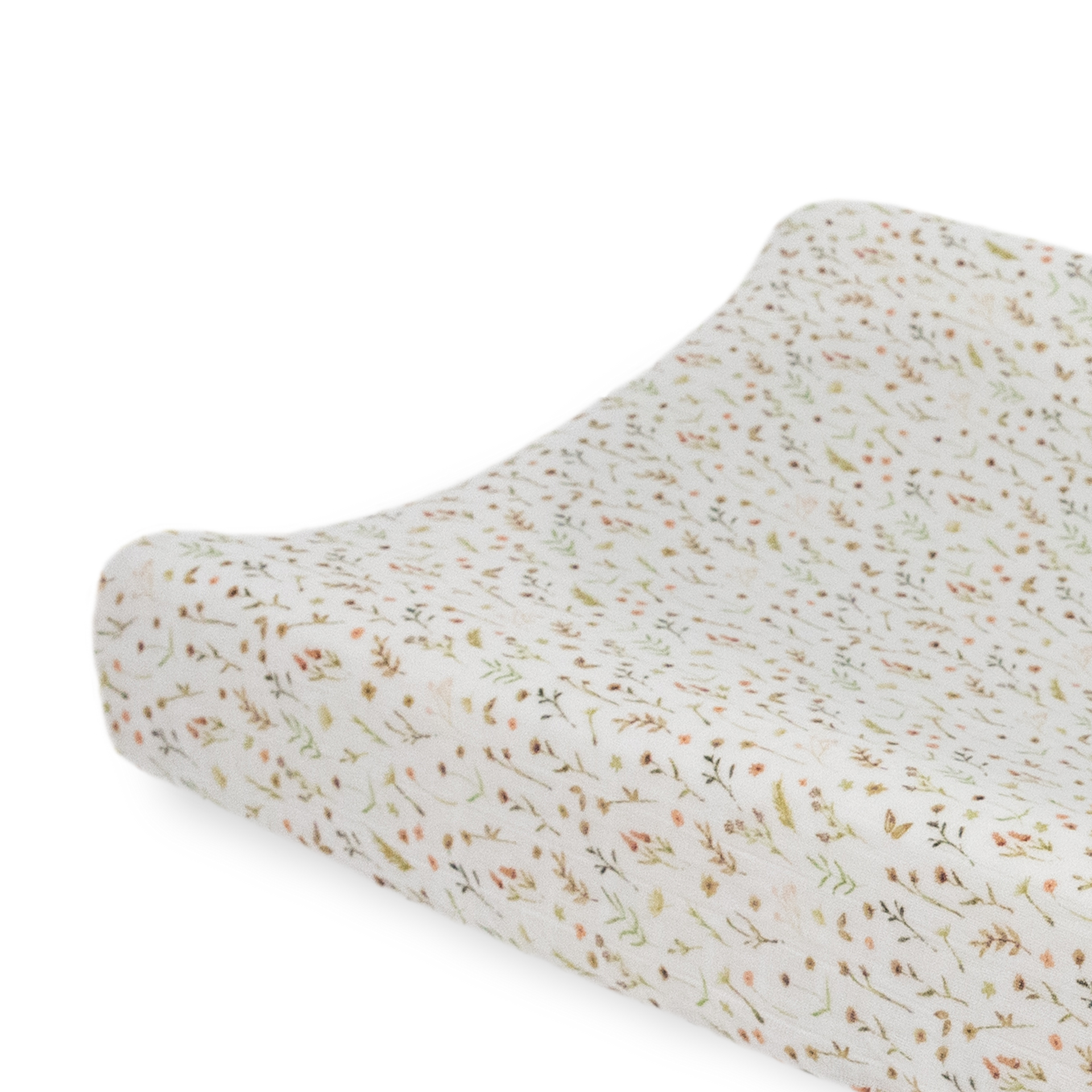 Organic Cotton Muslin Changing Pad Cover Floral Field – Little