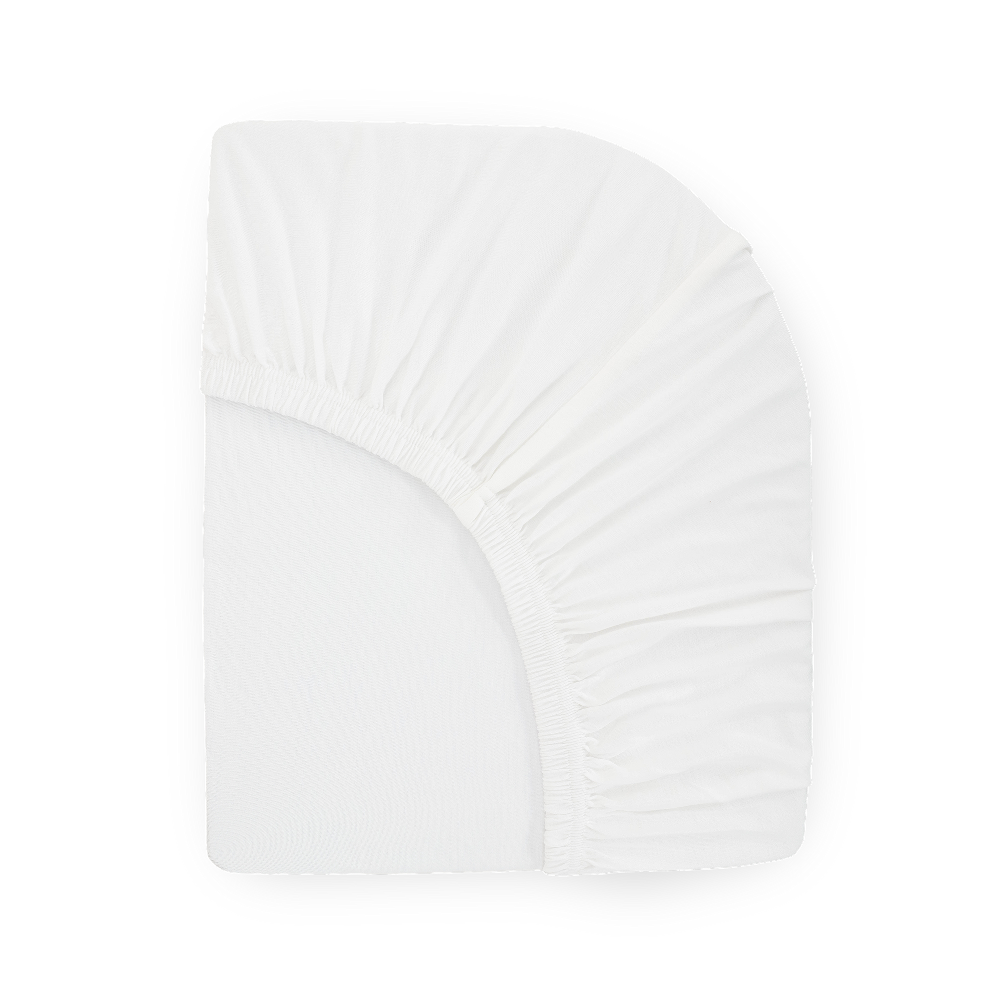Stretch Knit Mini Crib Sheet - White