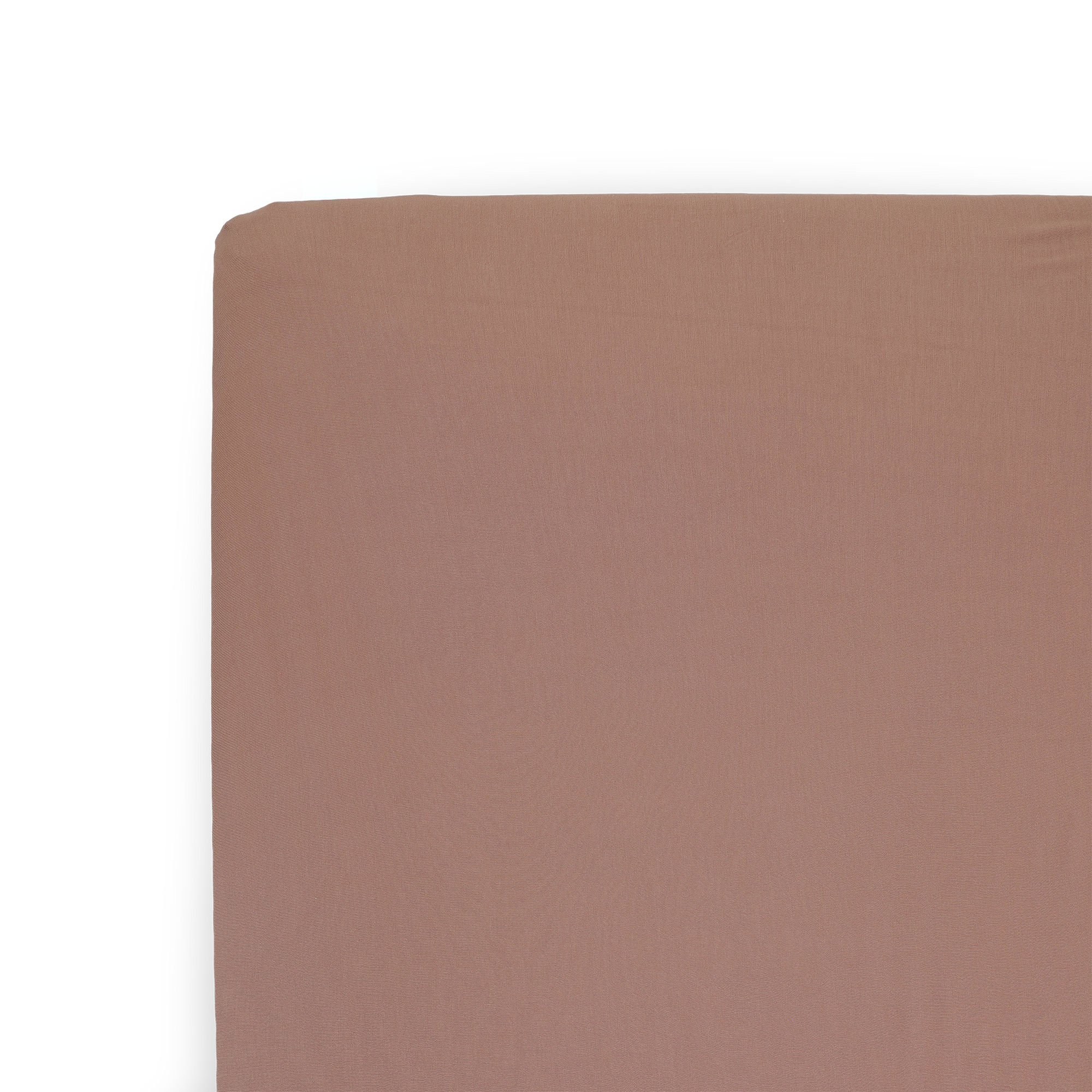 Stretch Knit Mini Crib Sheet - Terracotta