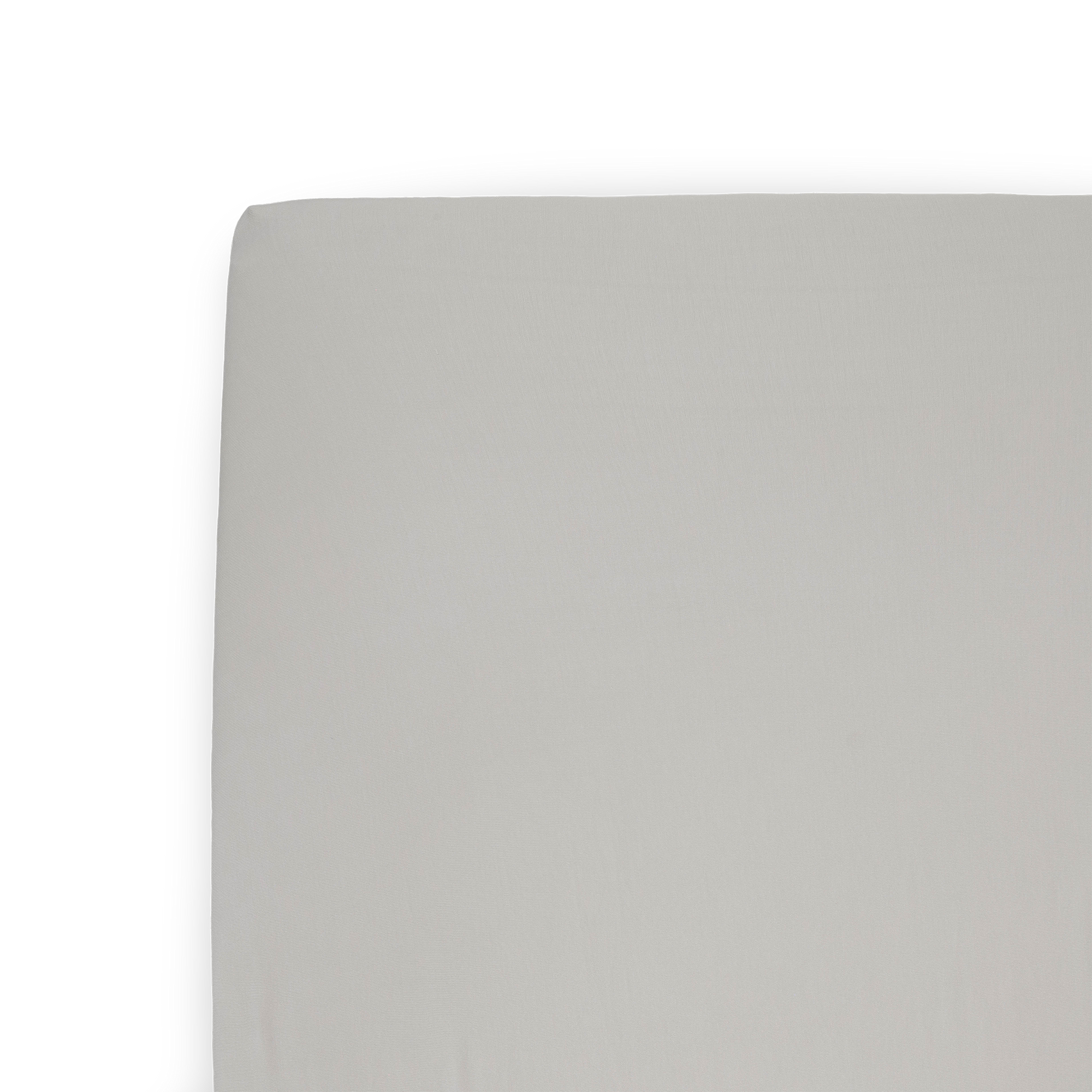 Stretch Knit Mini Crib Sheet - Pebble
