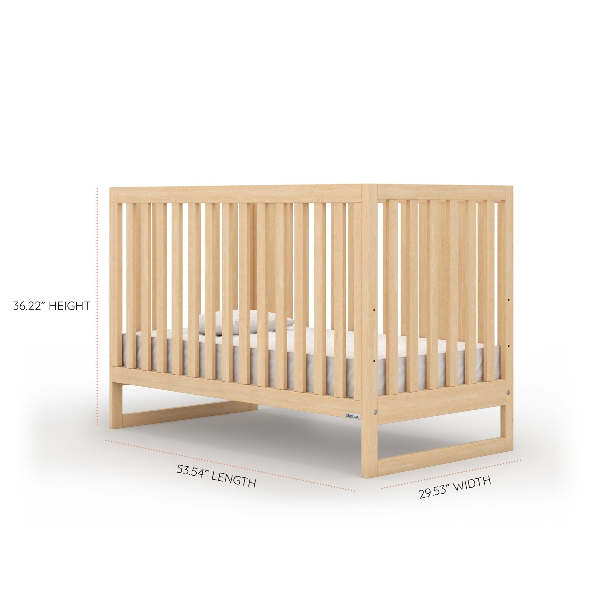 dadada Baby Austin 3-in-1 Convertible Crib