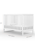 dadada Baby Austin 3-in-1 Convertible Crib