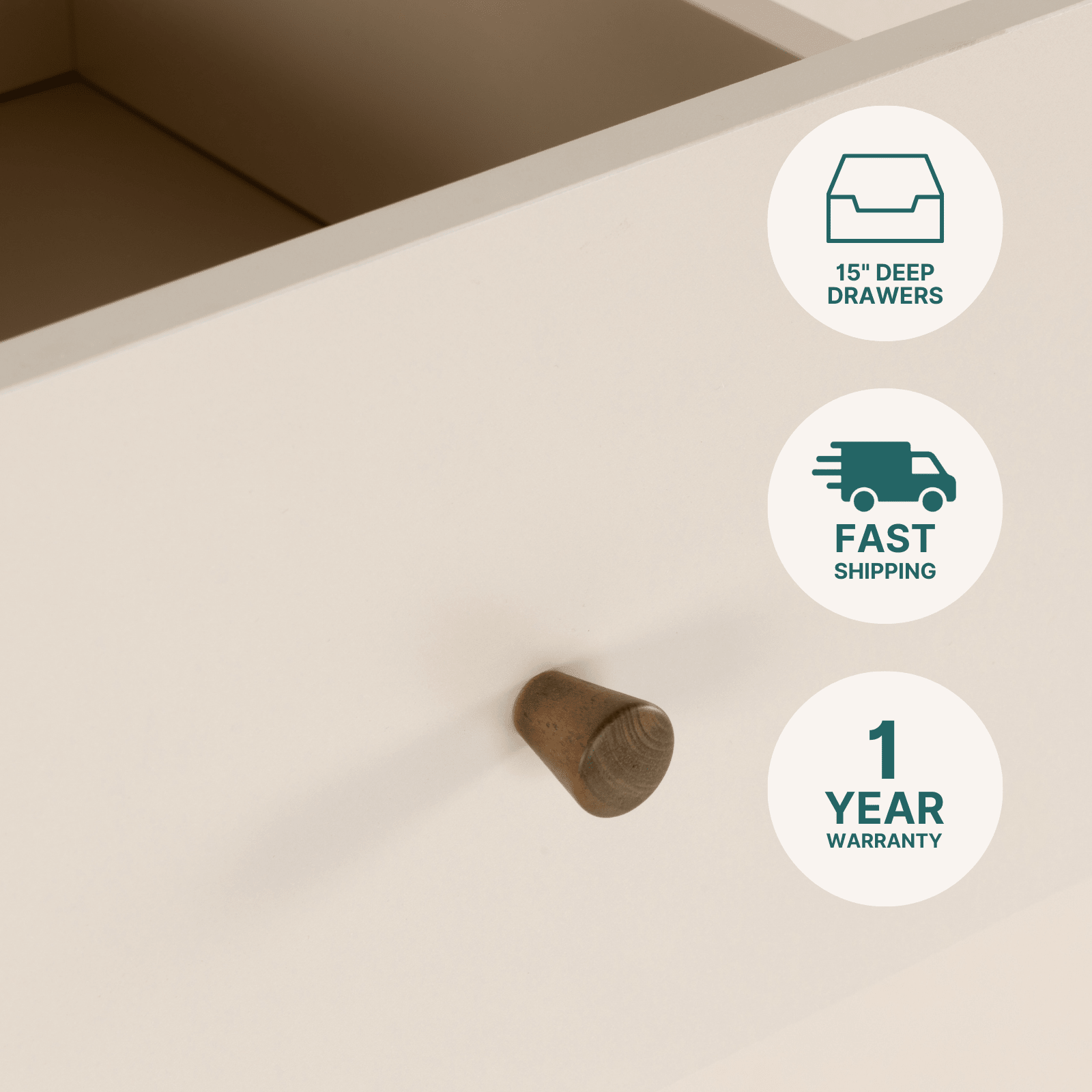 dadada Baby Austin 5-Drawer Nursery Dresser