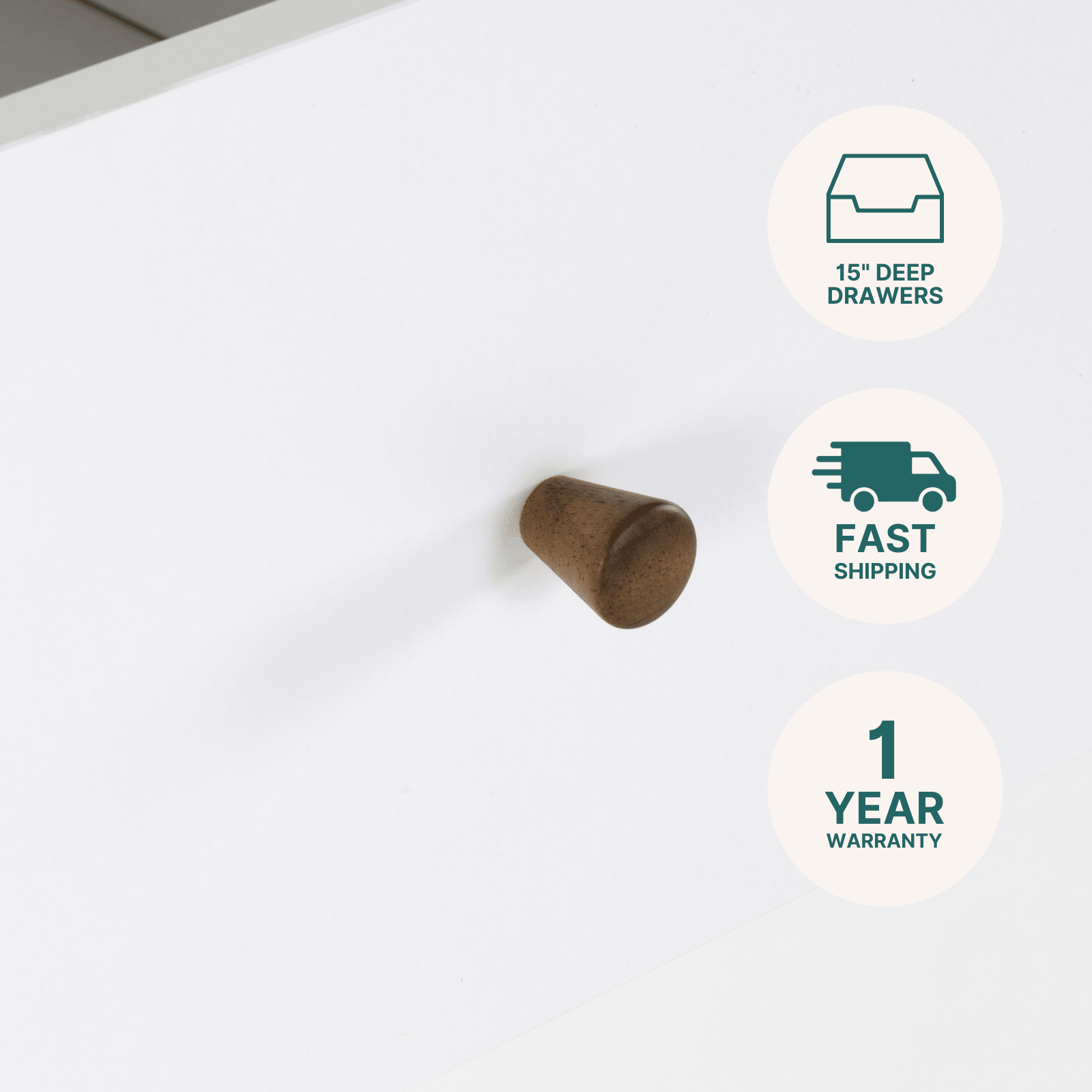 dadada Baby Austin 5-Drawer Nursery Dresser