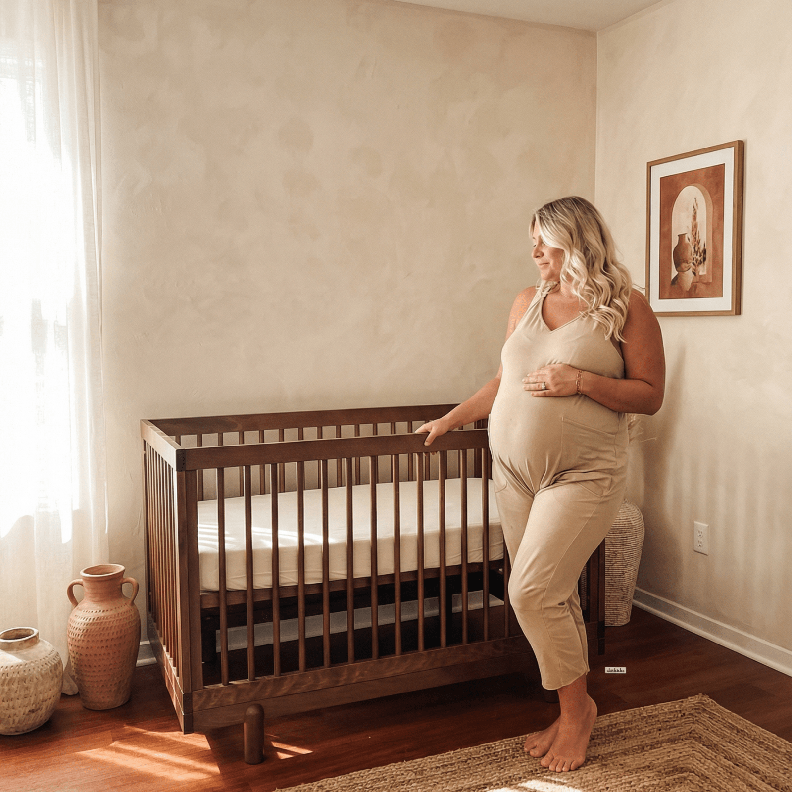 dadada Baby Bliss 4-in-1 Convertible Crib