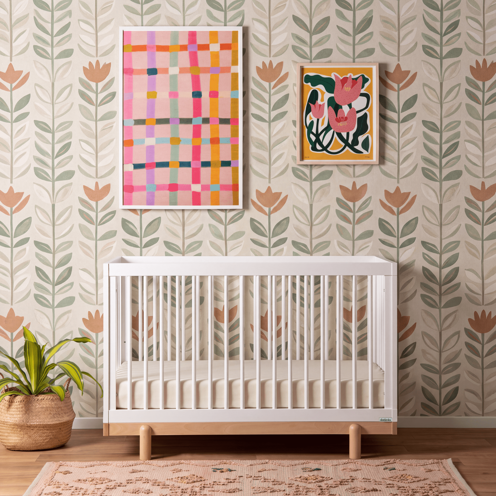 dadada Baby Bliss 4-in-1 Convertible Crib