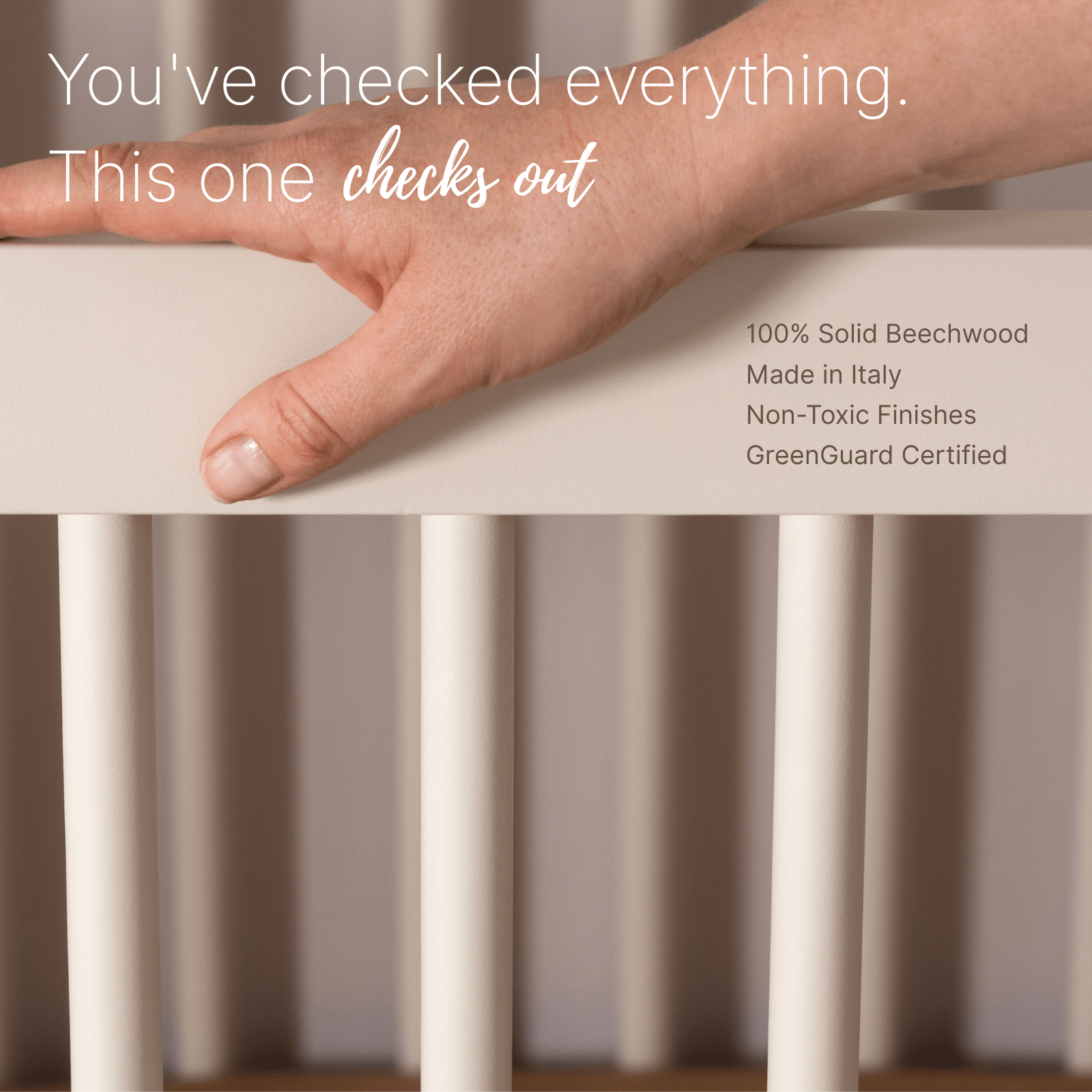 dadada Baby LaLa 3-in-1 Convertible Crib