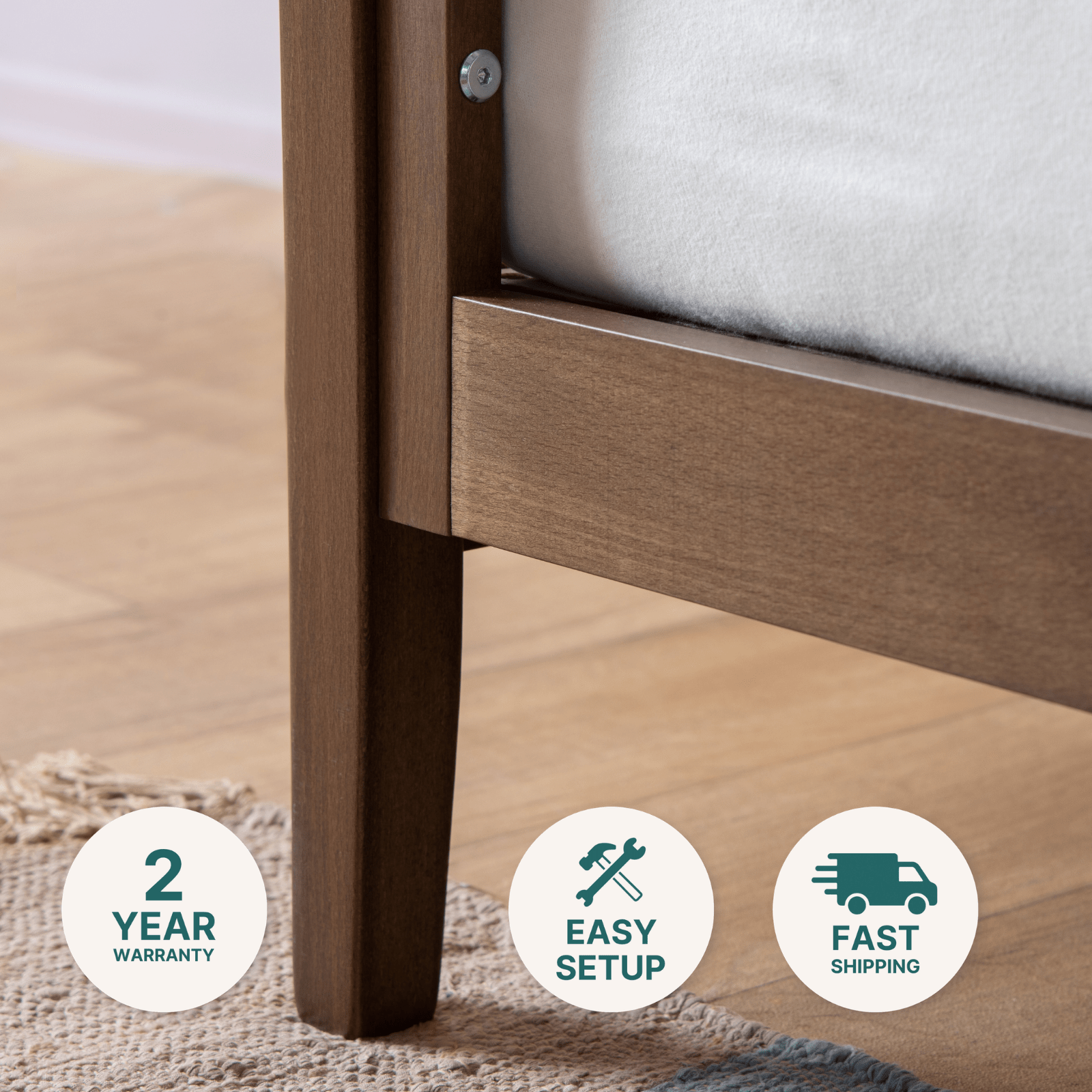 dadada Baby LaLa 3-in-1 Convertible Crib