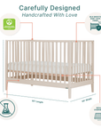 dadada Baby LaLa 3-in-1 Convertible Crib