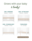 dadada Baby LaLa 3-in-1 Convertible Crib