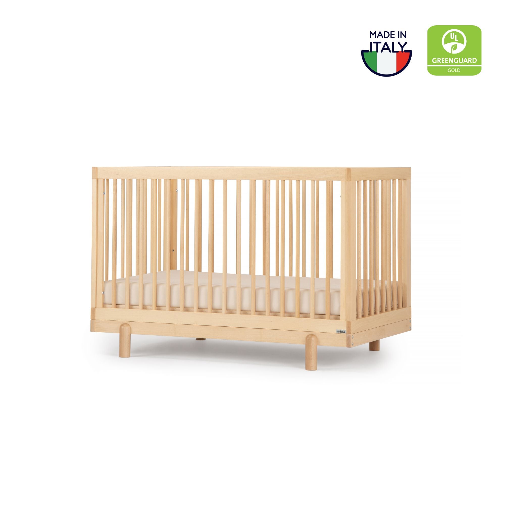dadada Baby Bliss 4-in-1 Convertible Crib