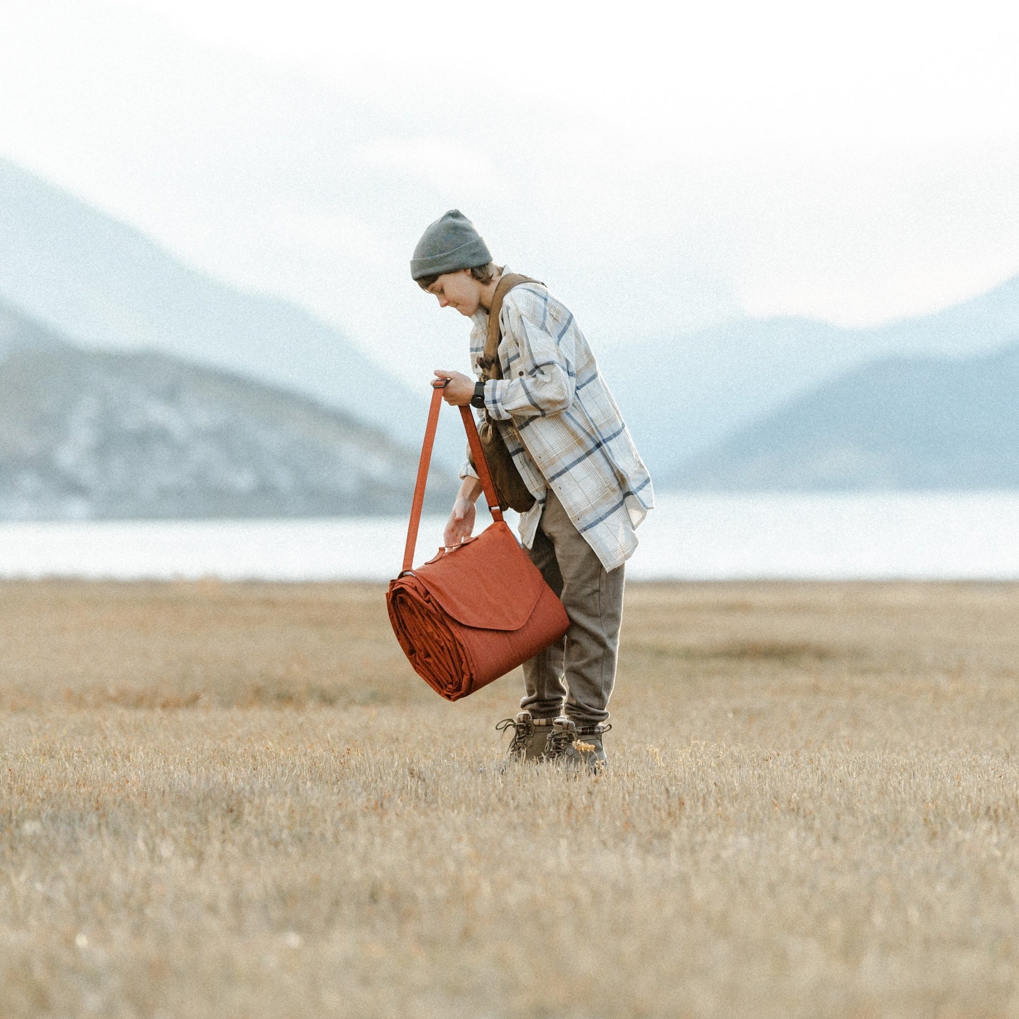 Plaid Picnic Blanket | Foldable Waterproof Outdoor Blanket