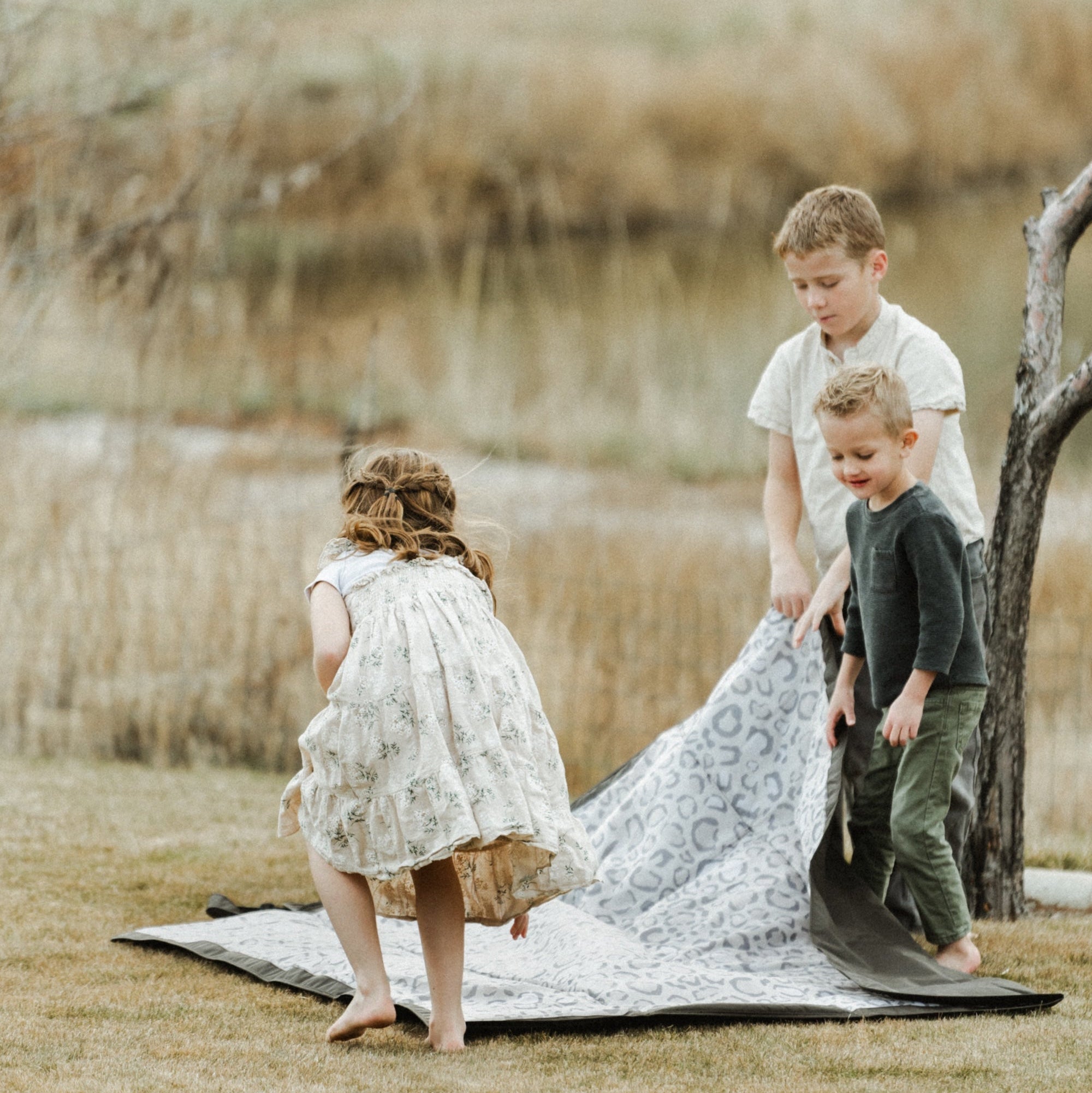 Outdoor Blanket - Snow Leopard