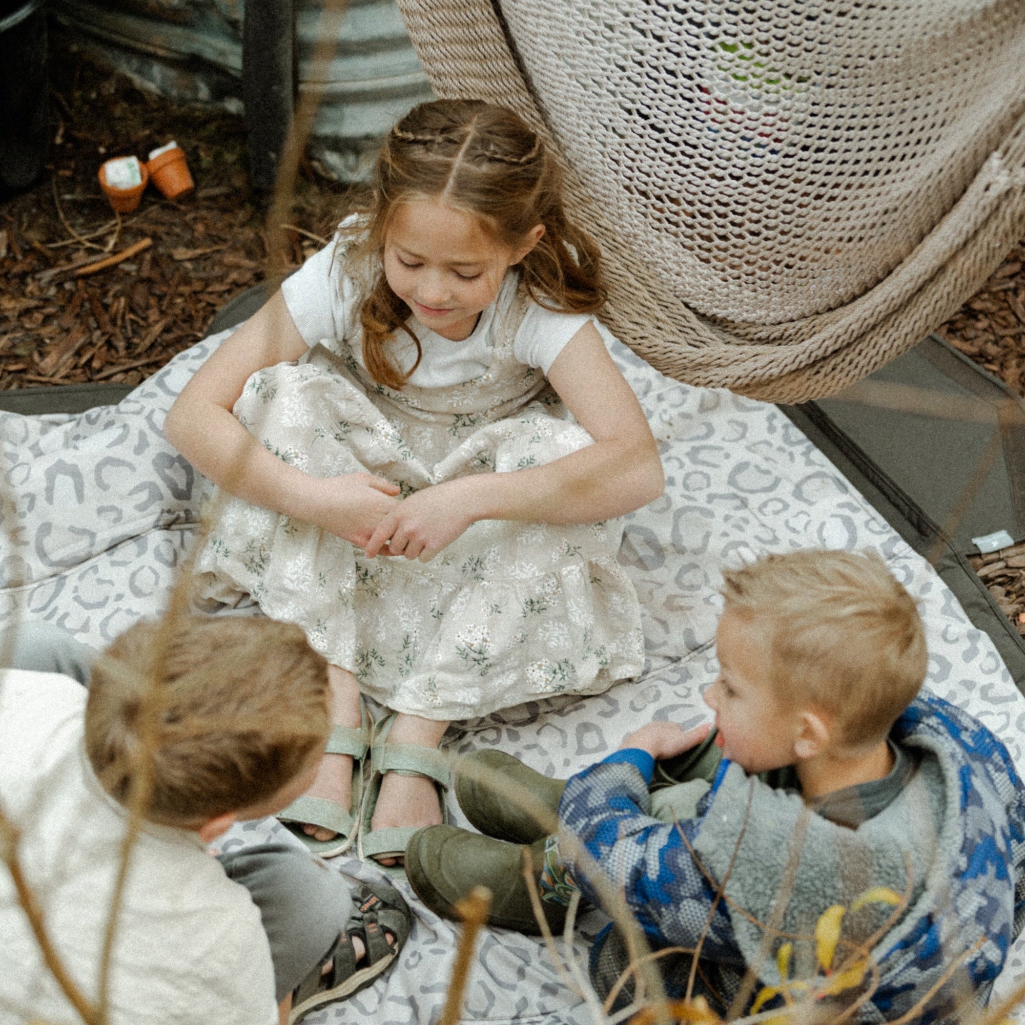 Snow Leopard Picnic Blanket | Easy-to-Clean Outdoor Blanket