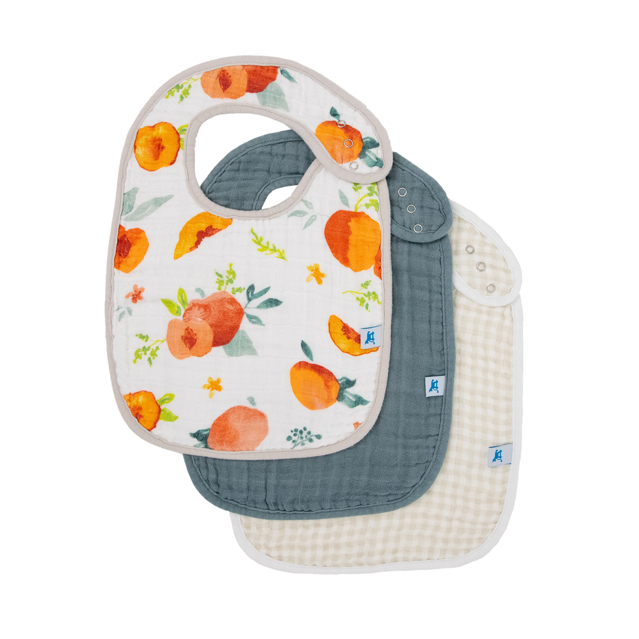Muslin Bibs in White – Comfy Cubs