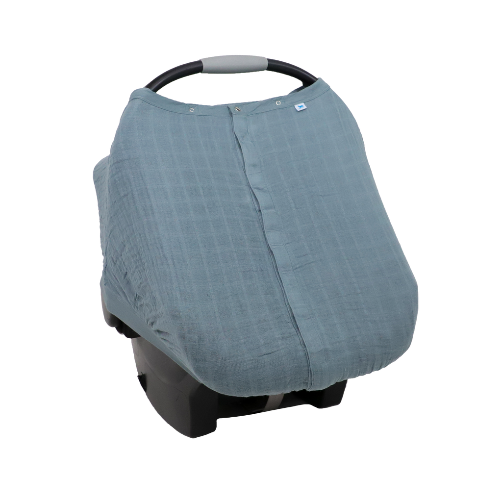 Cotton Muslin Car Seat Canopy Sea Little Unicorn USA