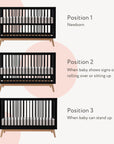 dadada Baby Soho 3-in-1 Convertible Crib